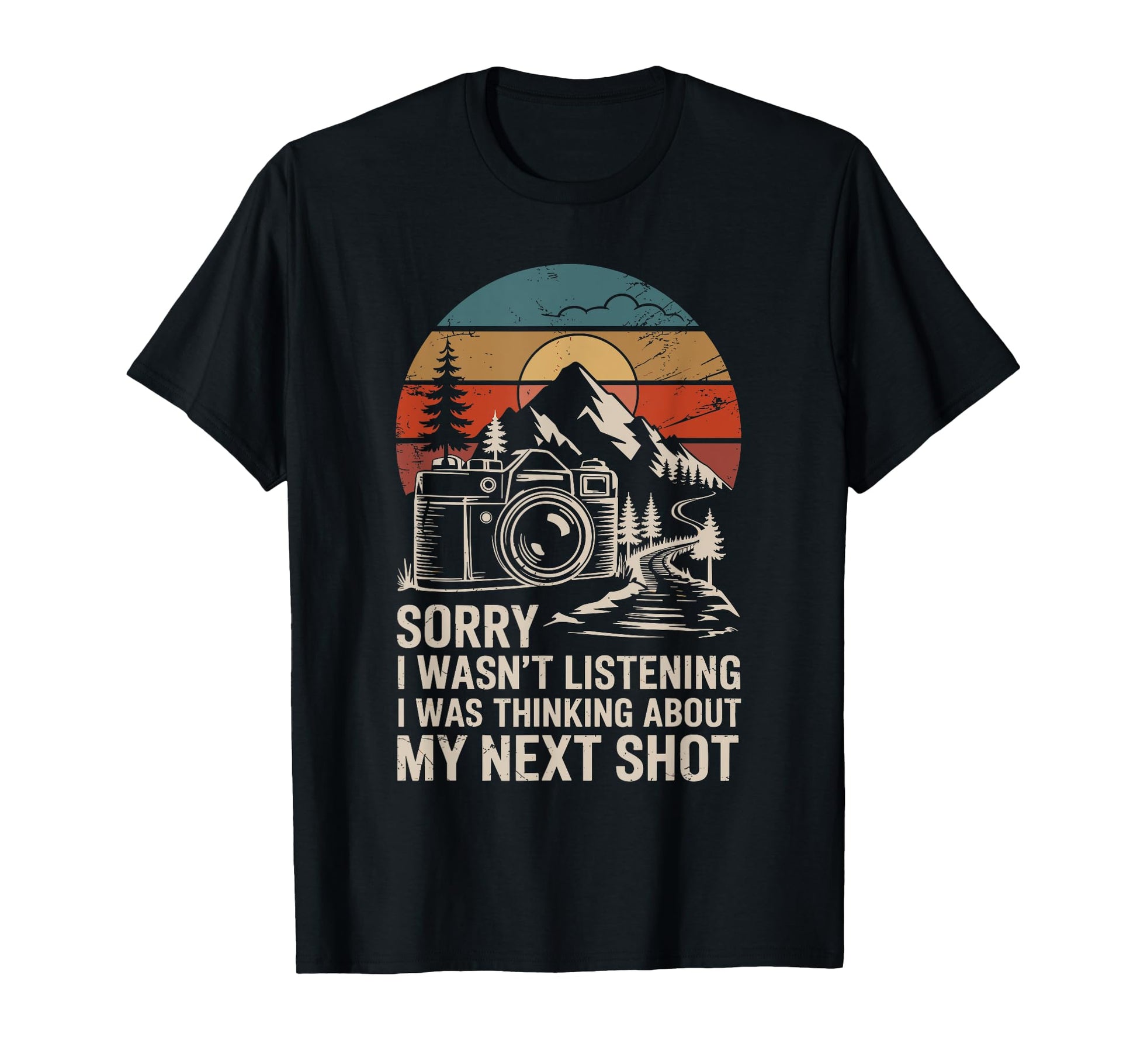 Photography Camera Photographer Art T-Shirt - Custom Art Print for Adults - T-Shirt, Sweatshirt, Hoodie