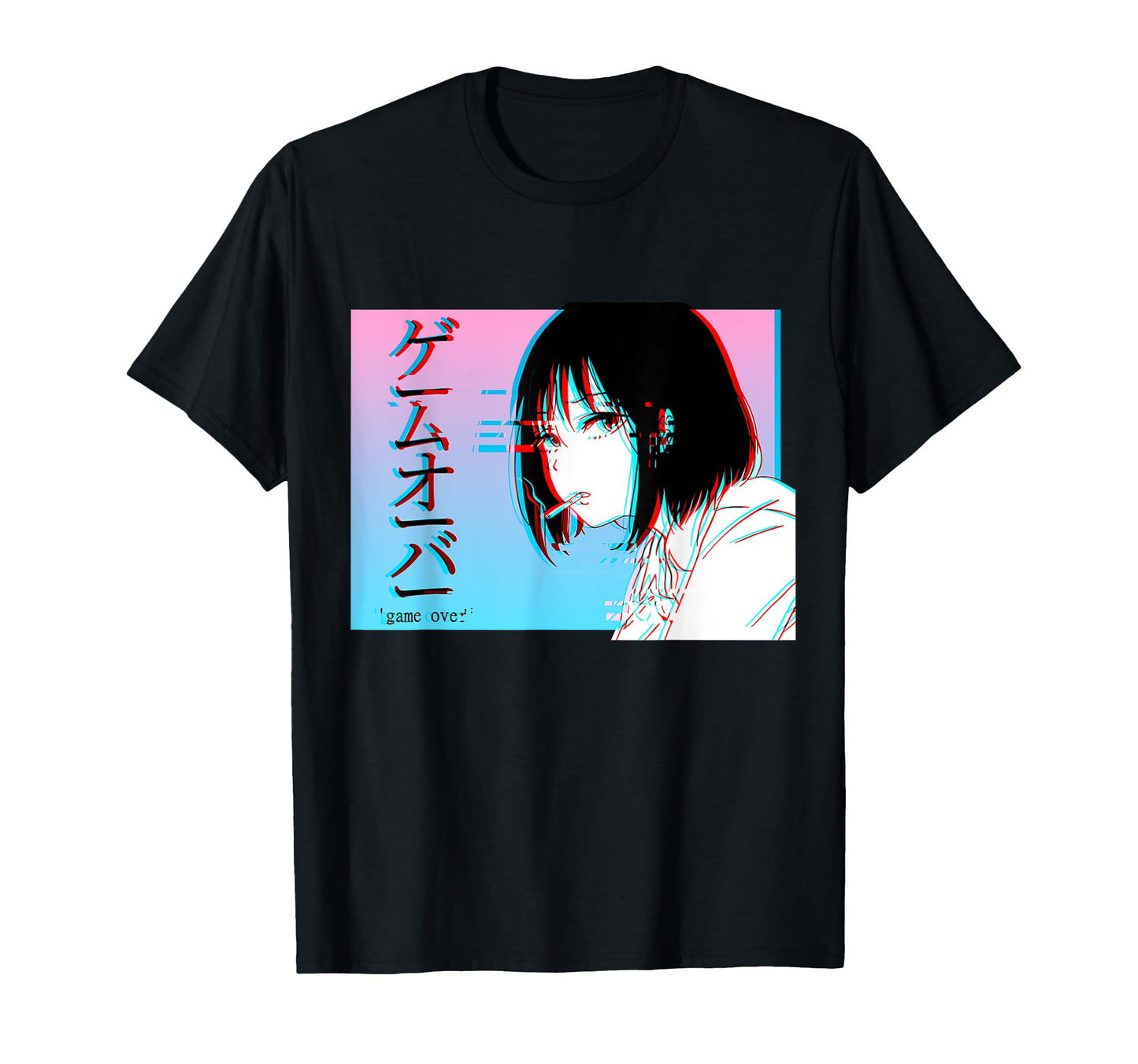 Pastel Goth Anime Vaporwave Aesthetic T-Shirt - Fun Novelty Design Unisex - T-Shirt, Sweatshirt, Hoodie