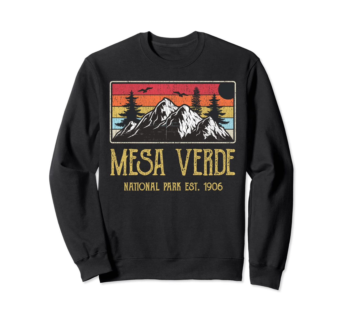 Mesa Verde National Park Mountains Sweatshirt - Novelty Apparel for Adults - T-Shirt, Sweatshirt, Hoodie