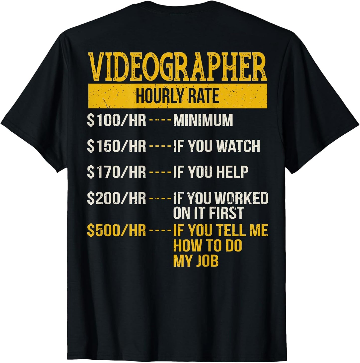 Funny Videographer Gifts - Adult & Kids T-Shirts, Sweatshirts & Hoodies apparel design preview 1