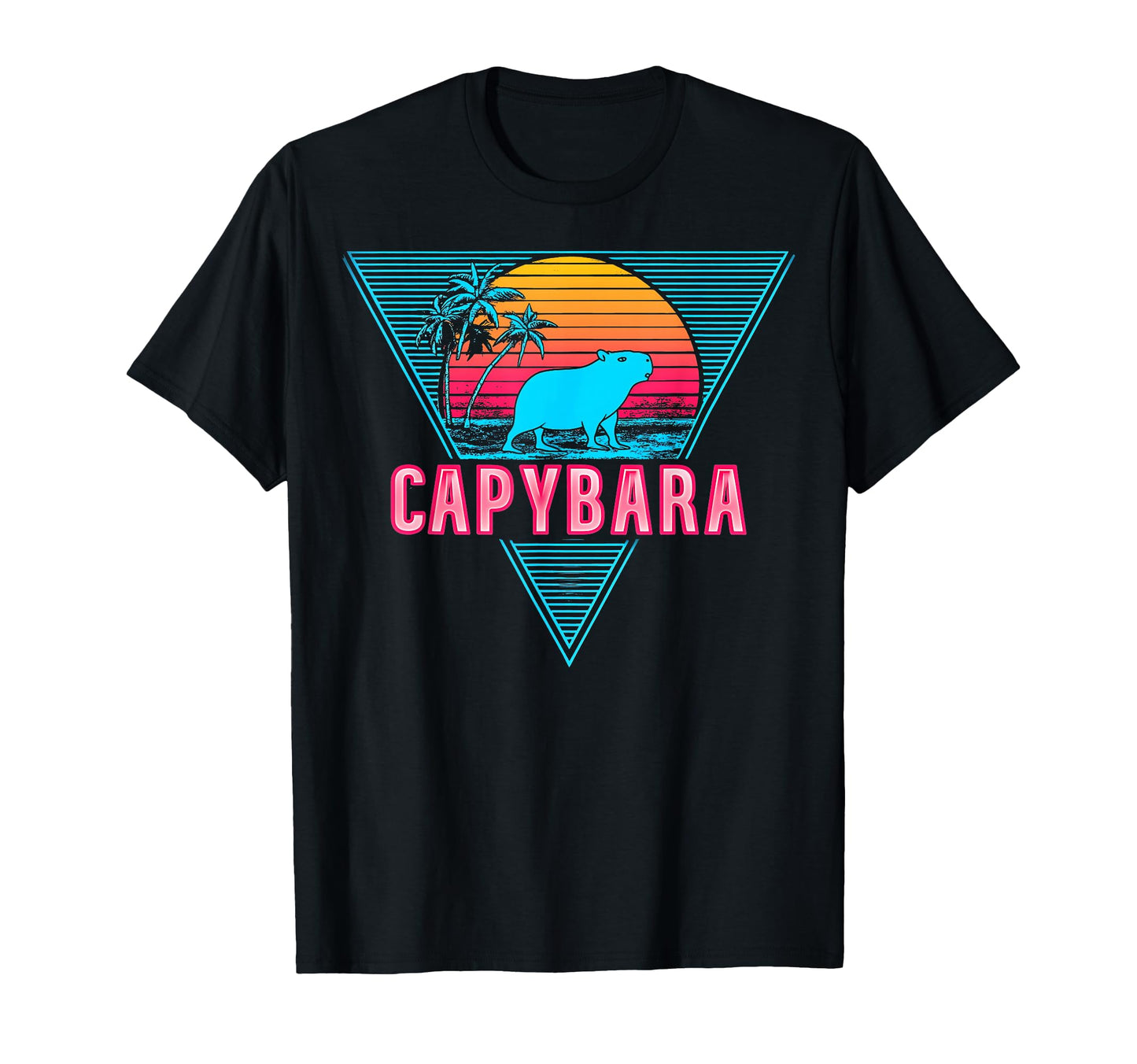 Capybara Capibara Vaporwave Aesthetic T-Shirt - Unique Graphic Unisex - T-Shirt, Sweatshirt, Hoodie