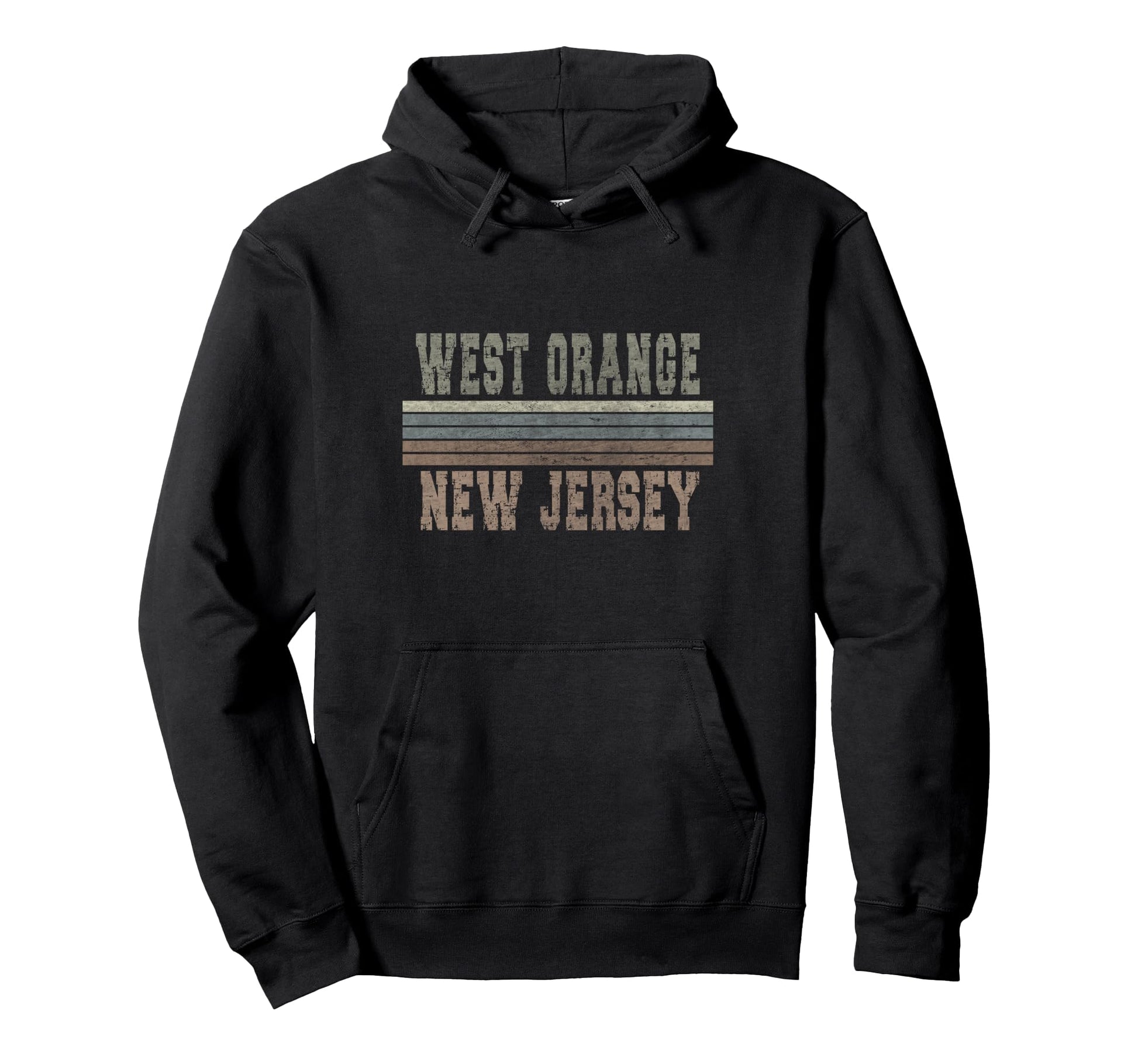 West Orange New Jersey Hoodie - Graphic Print for Adults - T-Shirt, Sweatshirt, Hoodie
