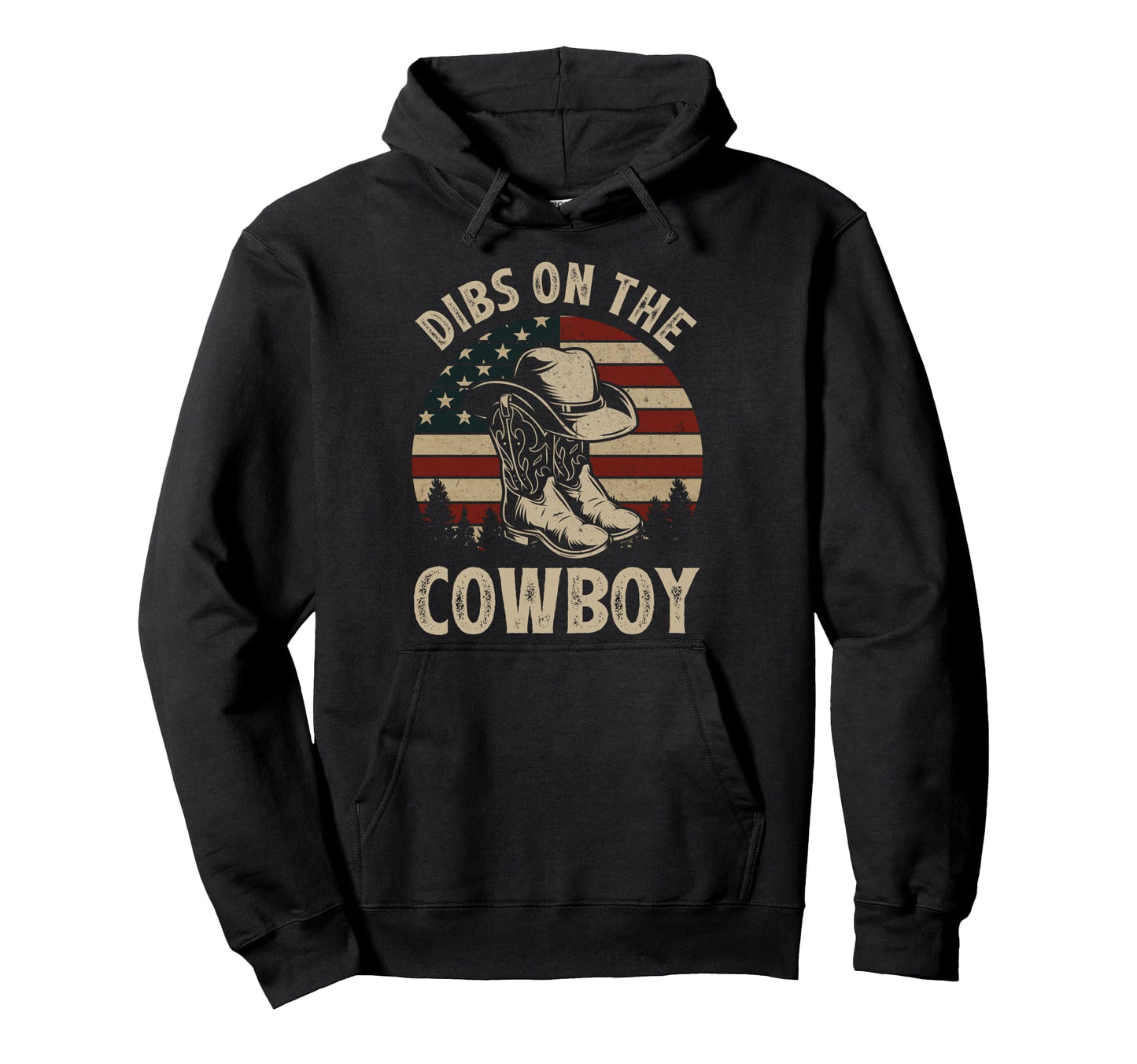 Dibs Cowboy Boots Hat Western Country Hoodie - Streetwear Style Men Women - T-Shirt, Sweatshirt, Hoodie