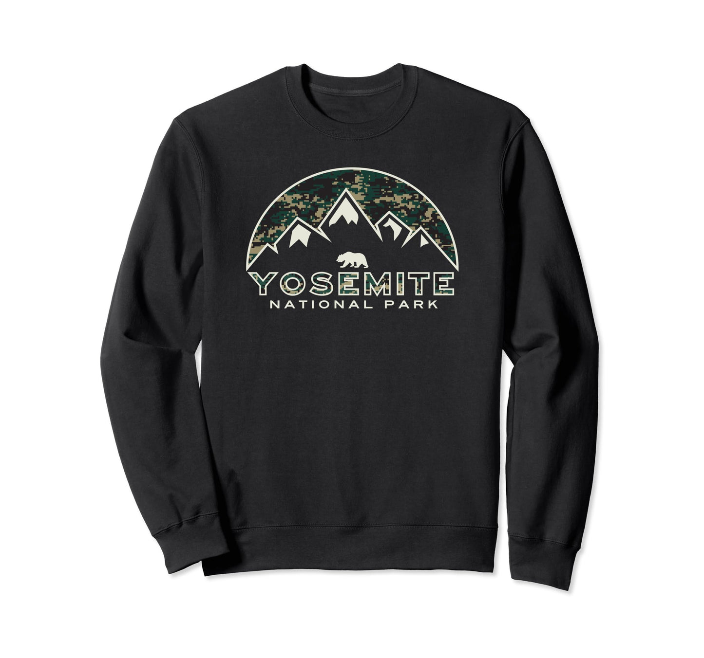 Yosemite National Park Mountain Sweatshirt - Unique Graphic for Adults - T-Shirt, Sweatshirt, Hoodie