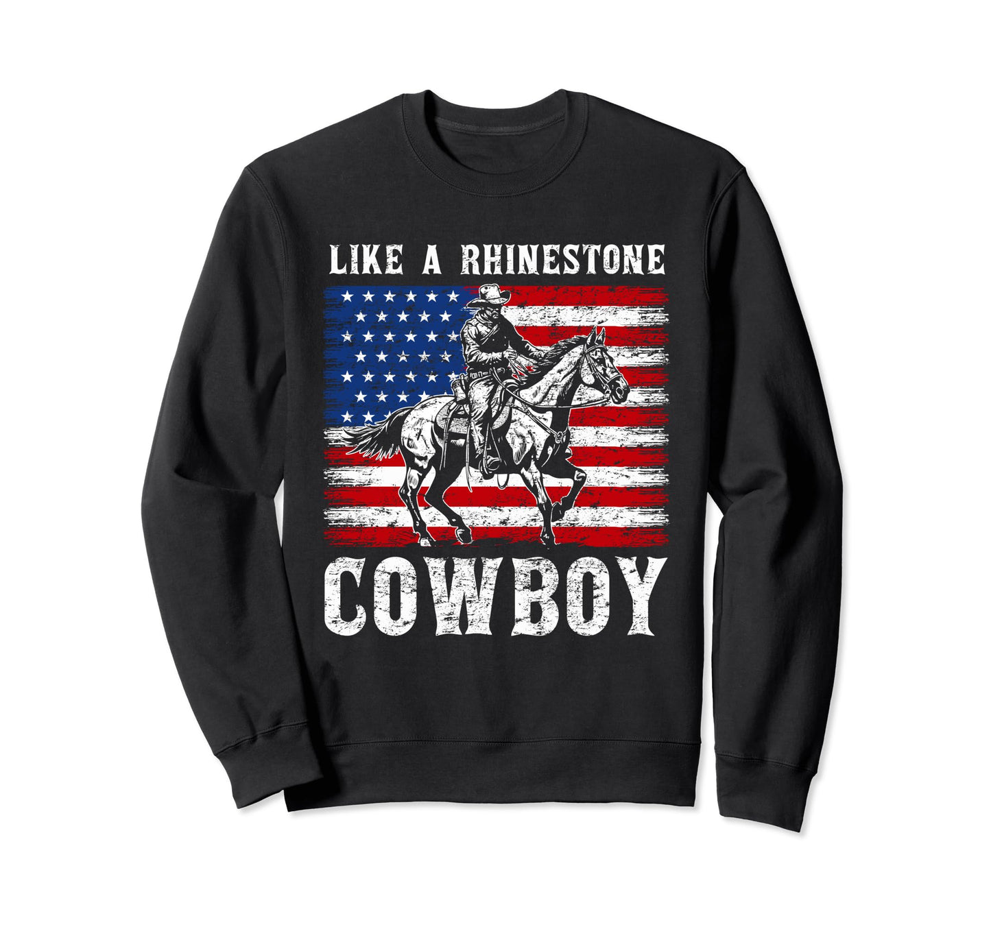 Western Country Usa Flag Like Sweatshirt - Trendy Graphic Men Women - T-Shirt, Sweatshirt, Hoodie