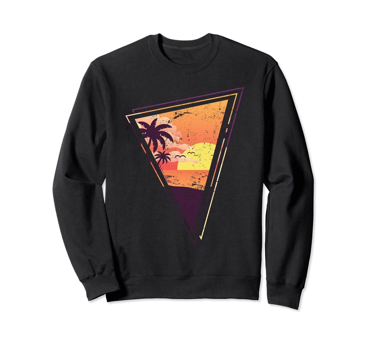 1990S Art 80S Aesthetic Tropical Sweatshirt - Minimalist Print for Adults - T-Shirt, Sweatshirt, Hoodie