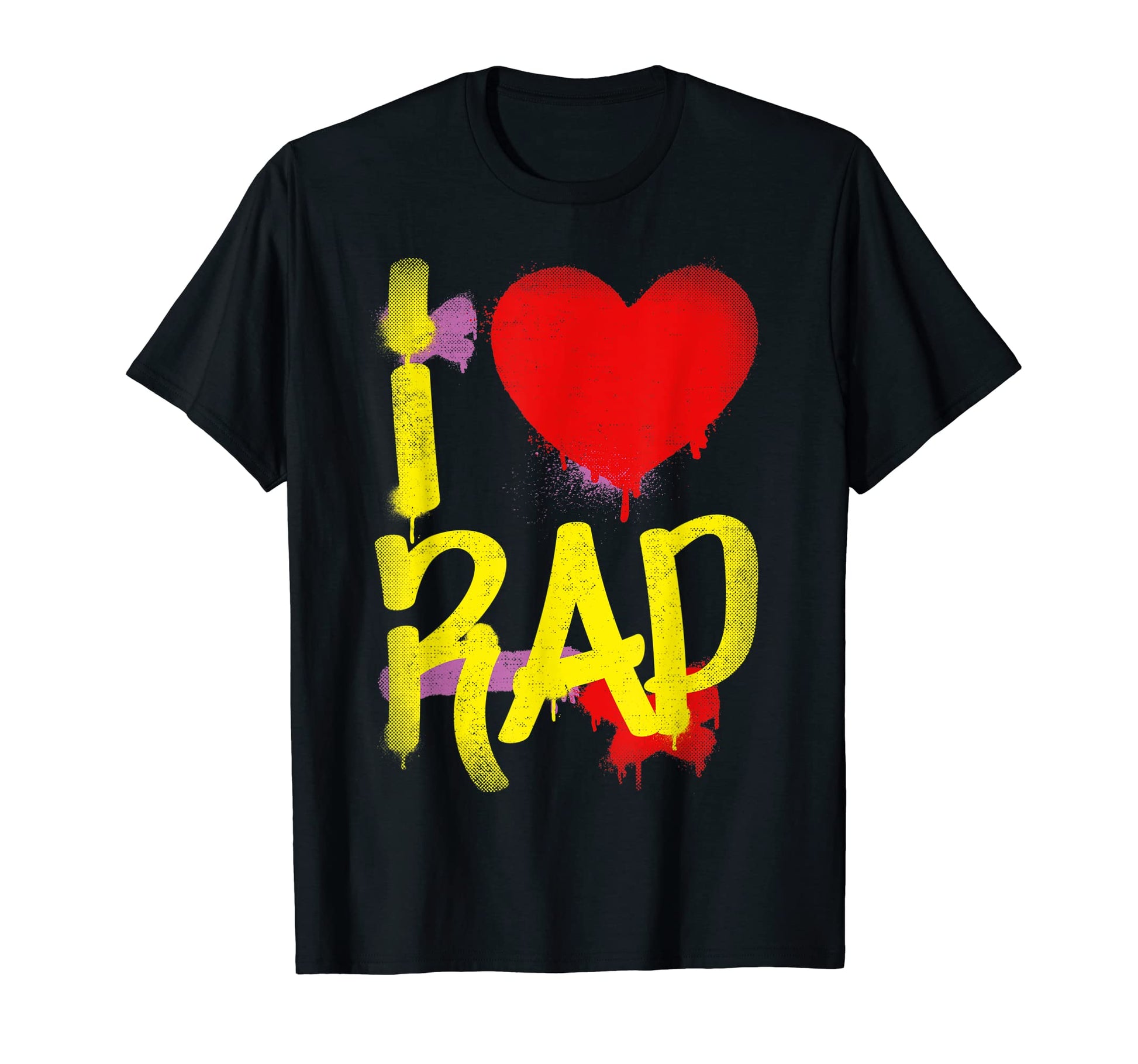 I Love Rap 80S 90S Hip Hop Rap T-Shirt - Casual Everyday Wear Men Women - T-Shirt, Sweatshirt, Hoodie