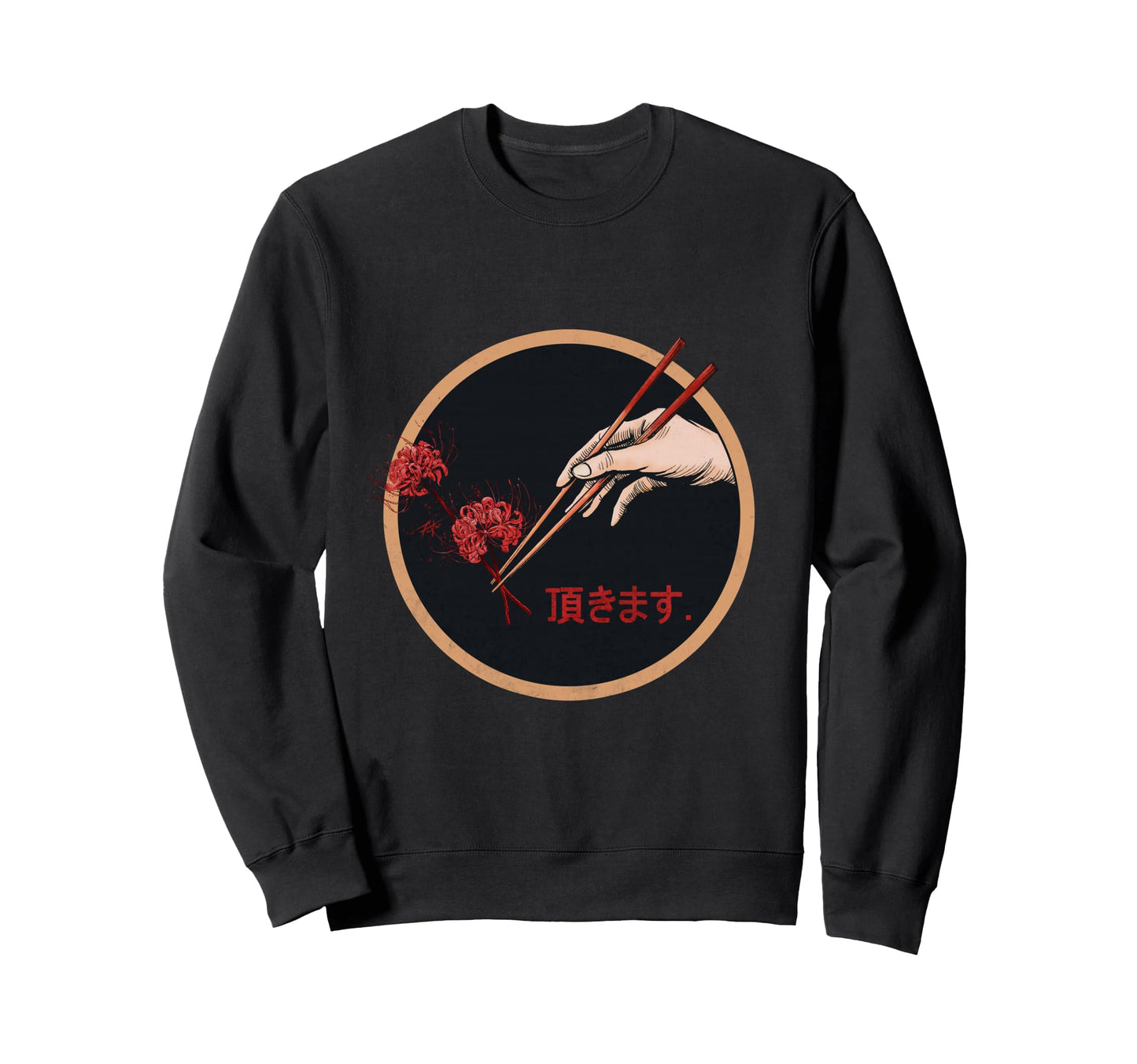 Red Spider Lily Vaporwave Grunge Sweatshirt - Trendy Graphic Men Women - T-Shirt, Sweatshirt, Hoodie