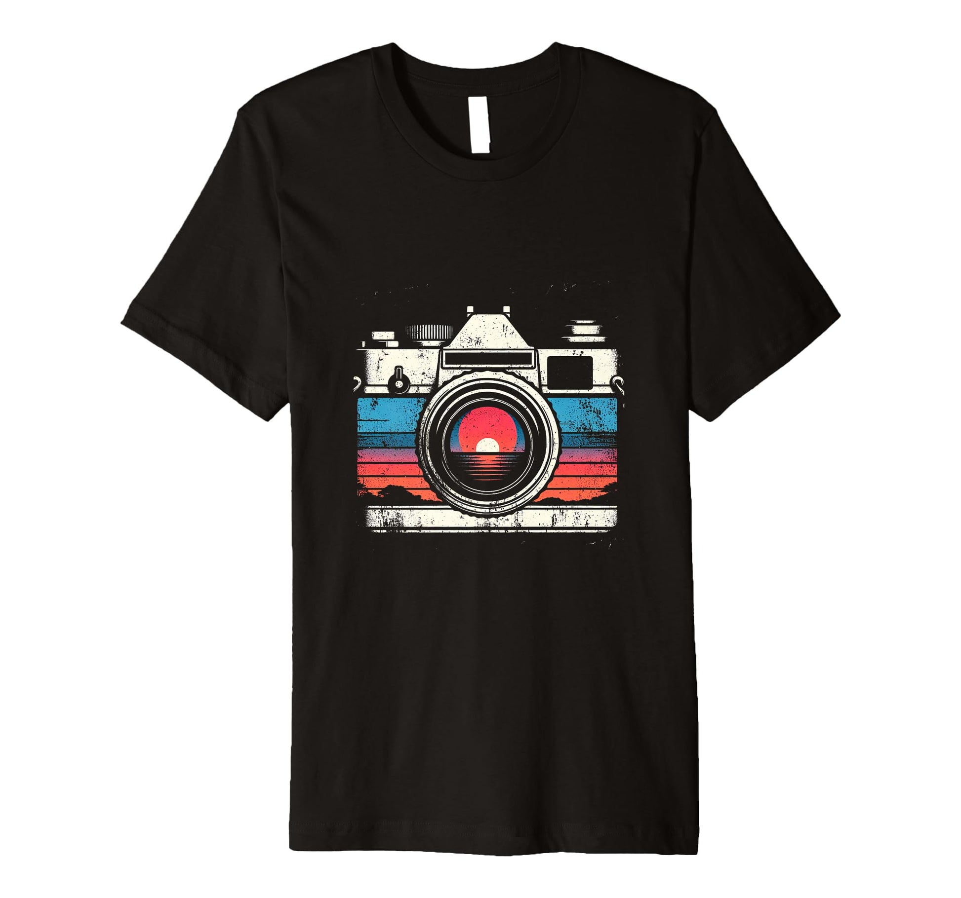 Camera Sunset T-Shirt - Graphic Print for Adults - T-Shirt, Sweatshirt, Hoodie