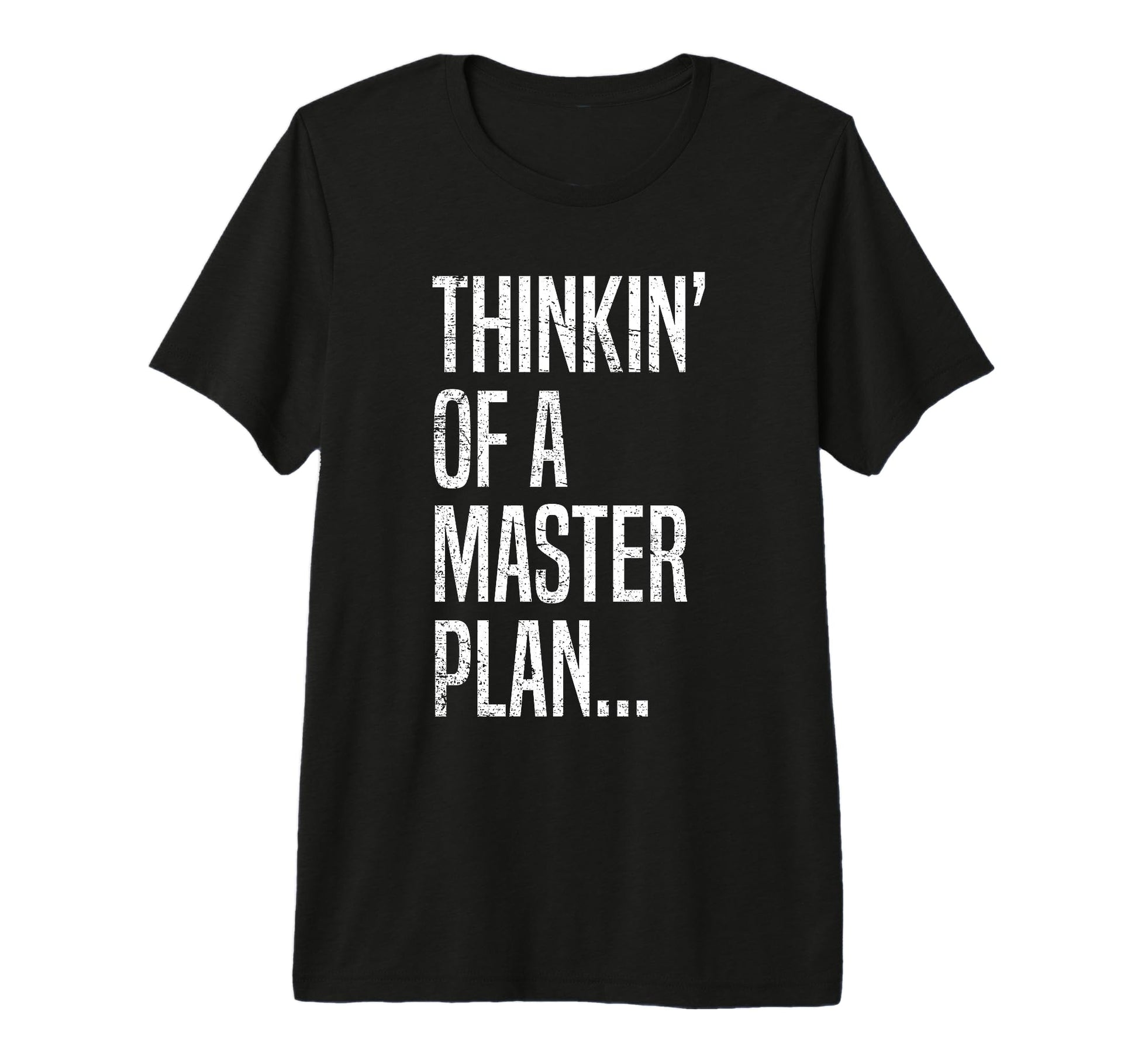 Oldschool Hip Hop Thinking Master Plan T-Shirt - Graphic Print Men Women - T-Shirt, Sweatshirt, Hoodie