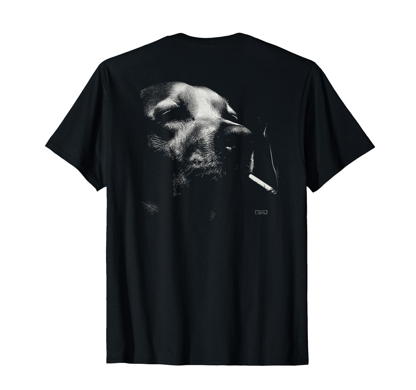 Golden Retriever Smoking Cigarette T-Shirt - Custom Art Print Unisex - T-Shirt, Sweatshirt, Hoodie