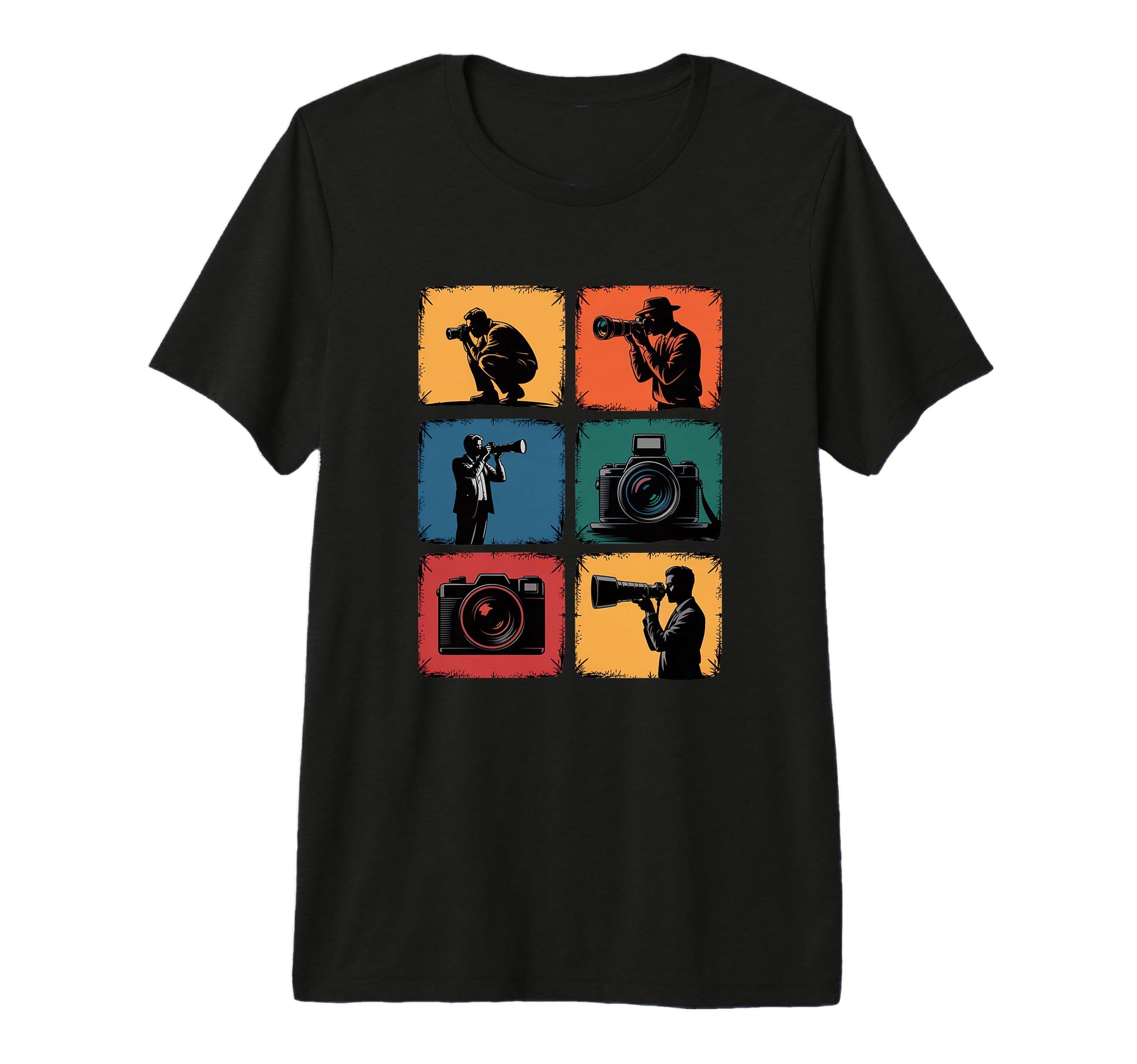 Photography Lover Camera Photographer T-Shirt - Minimalist Print Men Women - T-Shirt, Sweatshirt, Hoodie