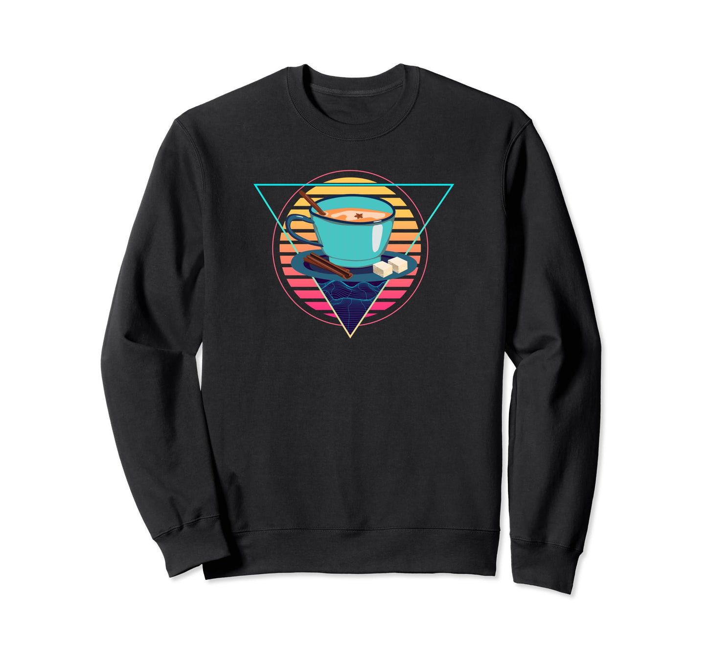 Chai Futuristic Synthwave Vaporwave Sweatshirt - Unique Graphic Men Women - T-Shirt, Sweatshirt, Hoodie