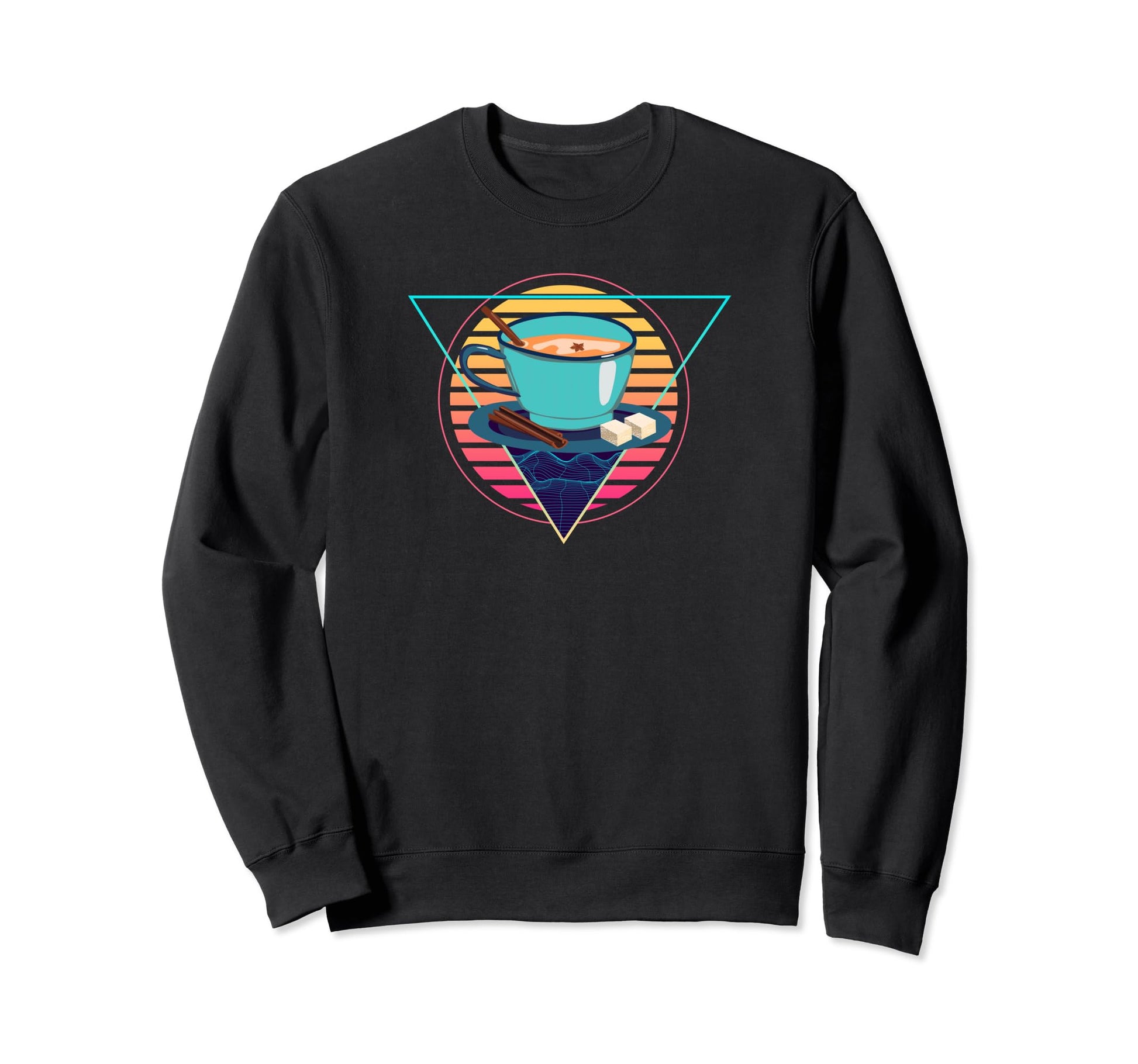 Chai Futuristic Synthwave Vaporwave Sweatshirt - Unique Graphic Men Women - T-Shirt, Sweatshirt, Hoodie