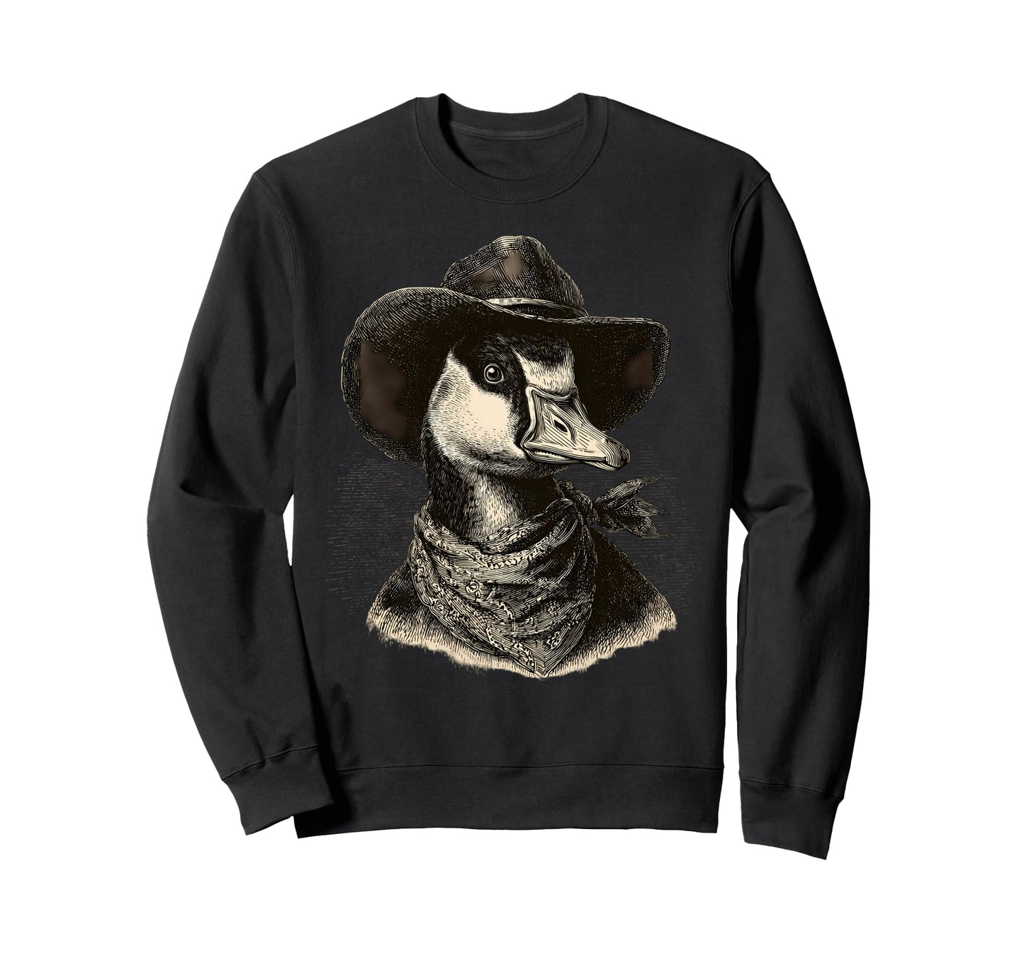 Goose Cowboy Rodeo Cowgirl Western Sweatshirt - Unique Graphic for Adults - T-Shirt, Sweatshirt, Hoodie