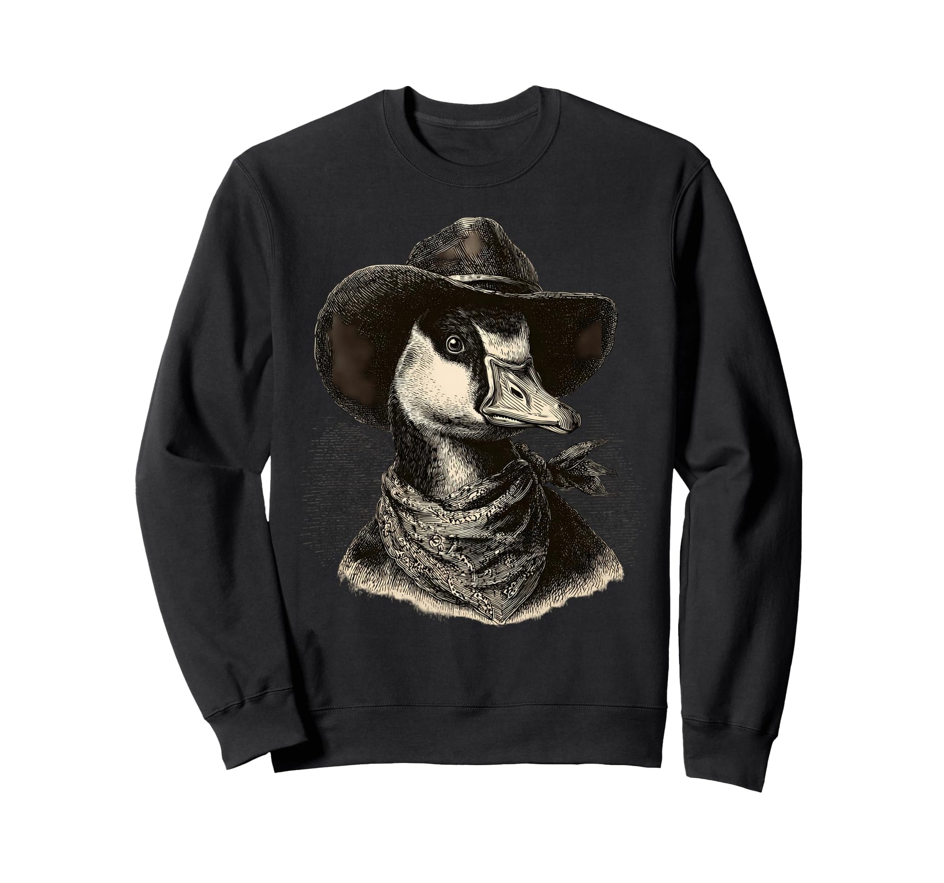 Goose Cowboy Rodeo Cowgirl Western Sweatshirt - Unique Graphic for Adults - T-Shirt, Sweatshirt, Hoodie