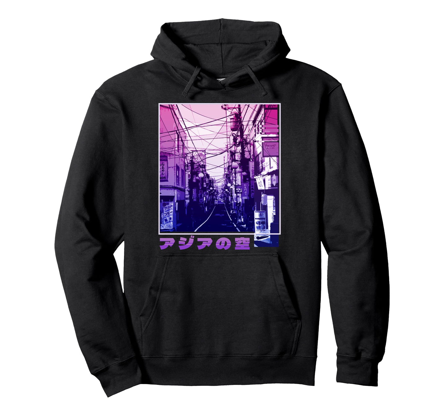 Tokyo Japan 90S Japanese Aesthetic Hoodie - Graphic Print for Adults - T-Shirt, Sweatshirt, Hoodie