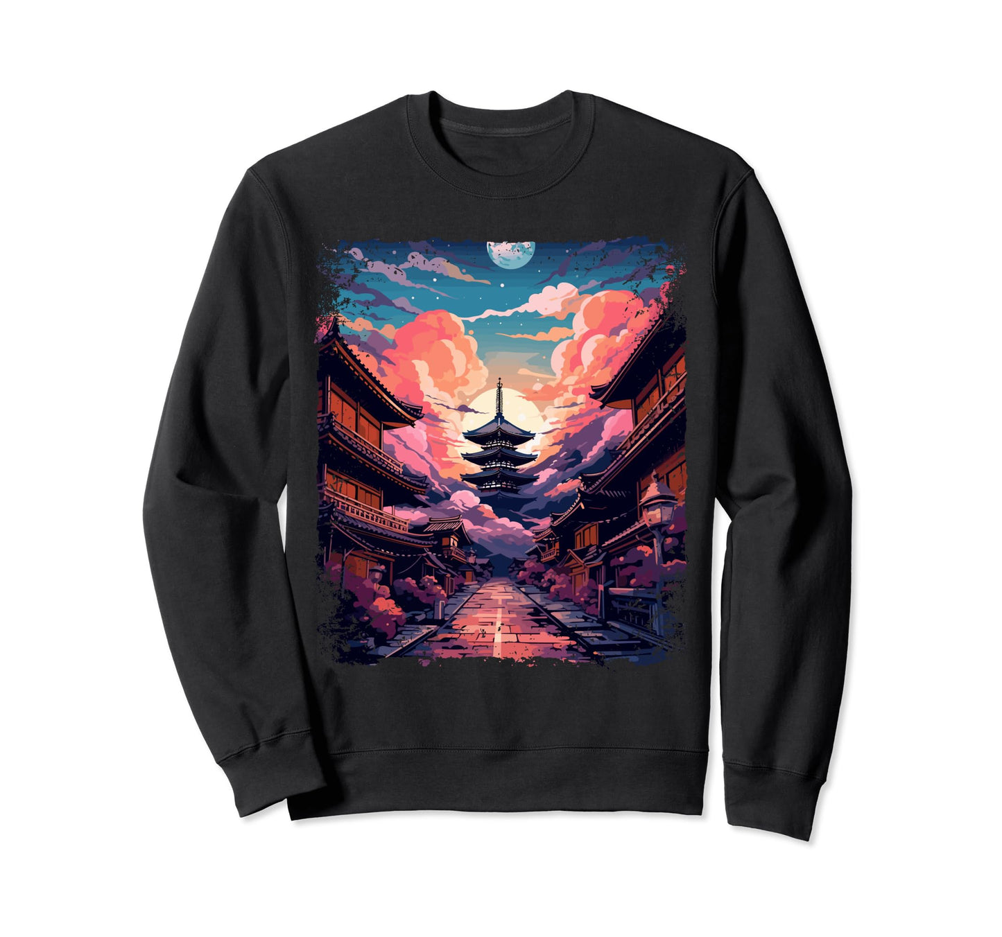 Japan Takayama Village Vaporwave Sweatshirt - Minimalist Print for Adults - T-Shirt, Sweatshirt, Hoodie