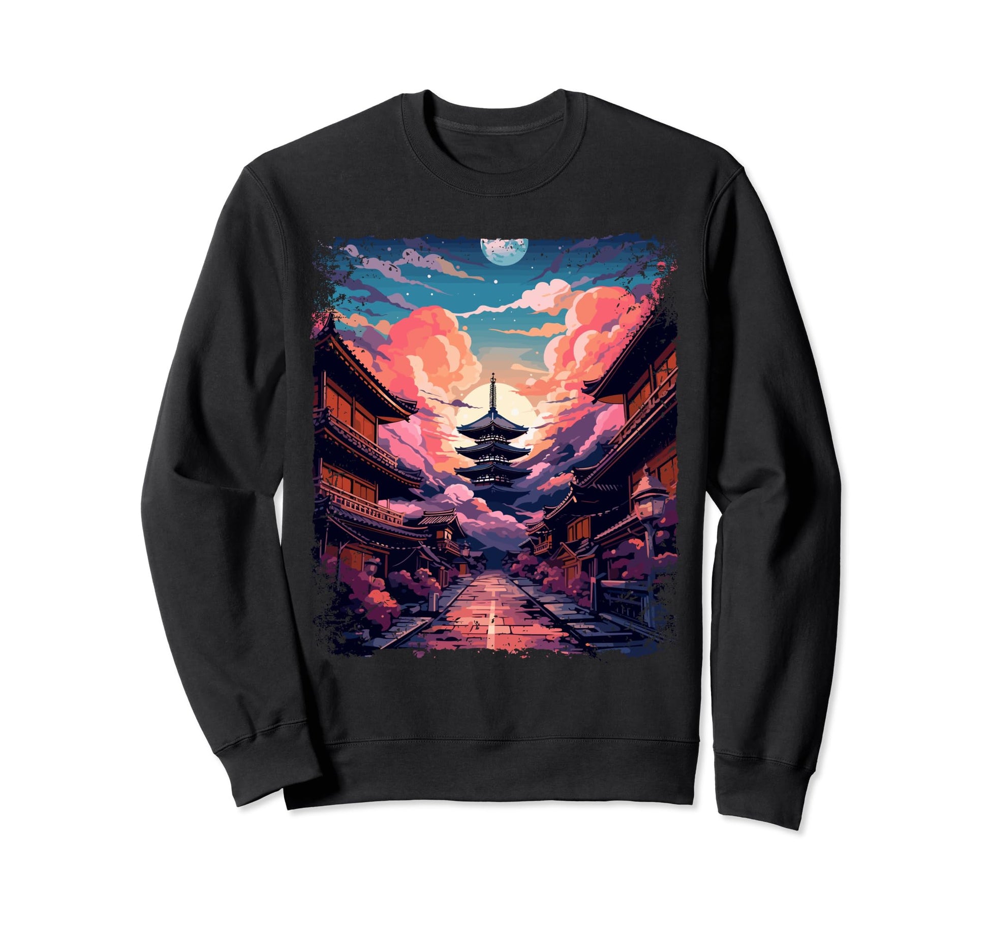 Japan Takayama Village Vaporwave Sweatshirt - Minimalist Print for Adults - T-Shirt, Sweatshirt, Hoodie
