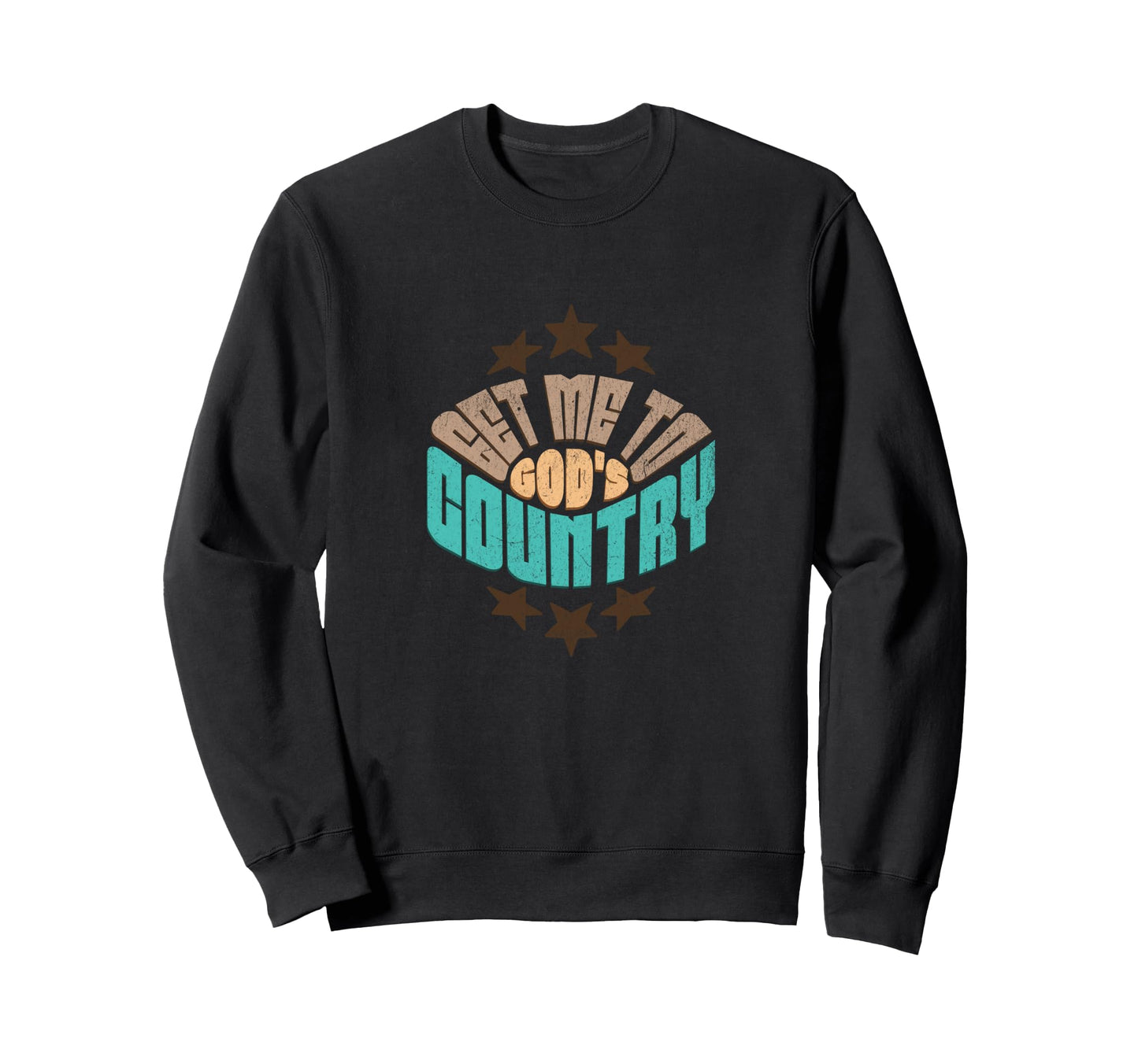 Gods Usa Country Western Sweatshirt - Casual Everyday Wear for Adults - T-Shirt, Sweatshirt, Hoodie