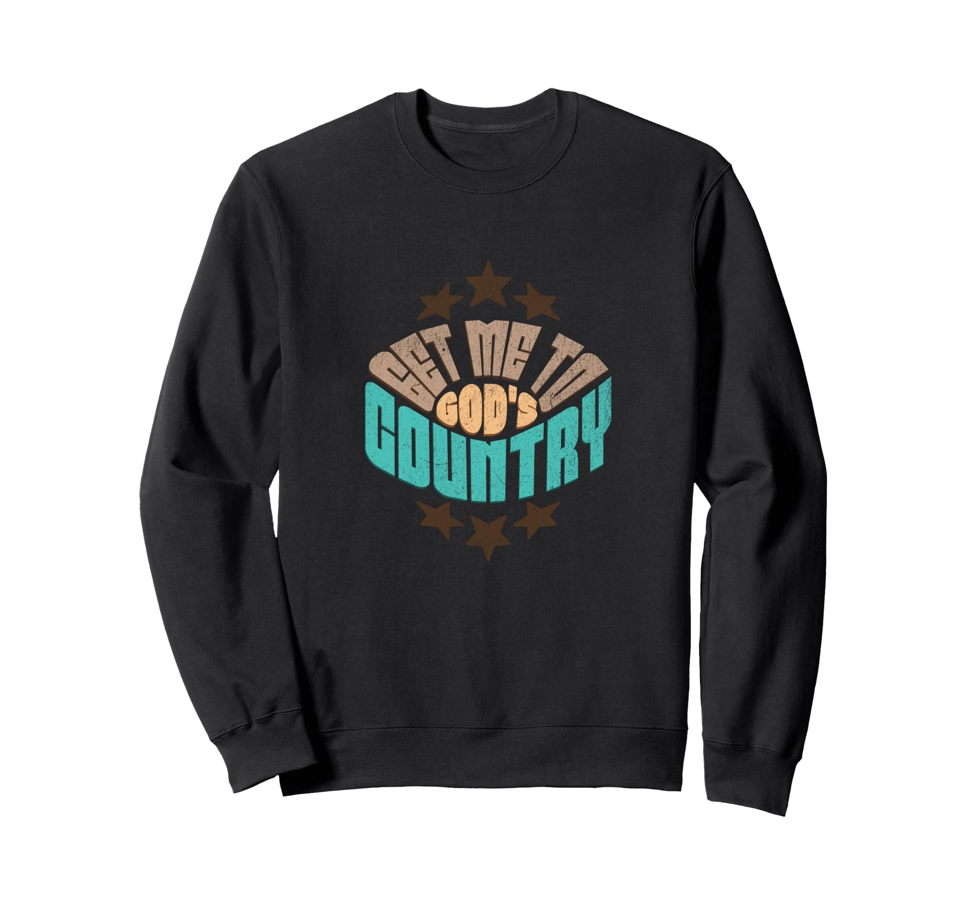 Gods Usa Country Western Sweatshirt - Casual Everyday Wear for Adults - T-Shirt, Sweatshirt, Hoodie