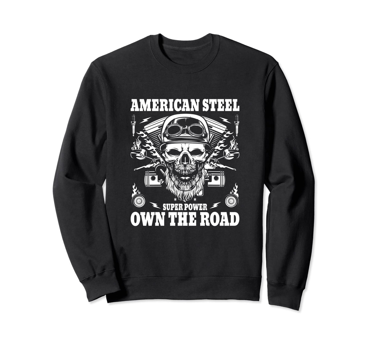 Bad Dad Motorcycle Lover Motorcycle Sweatshirt - Aesthetic Graphic Unisex - T-Shirt, Sweatshirt, Hoodie