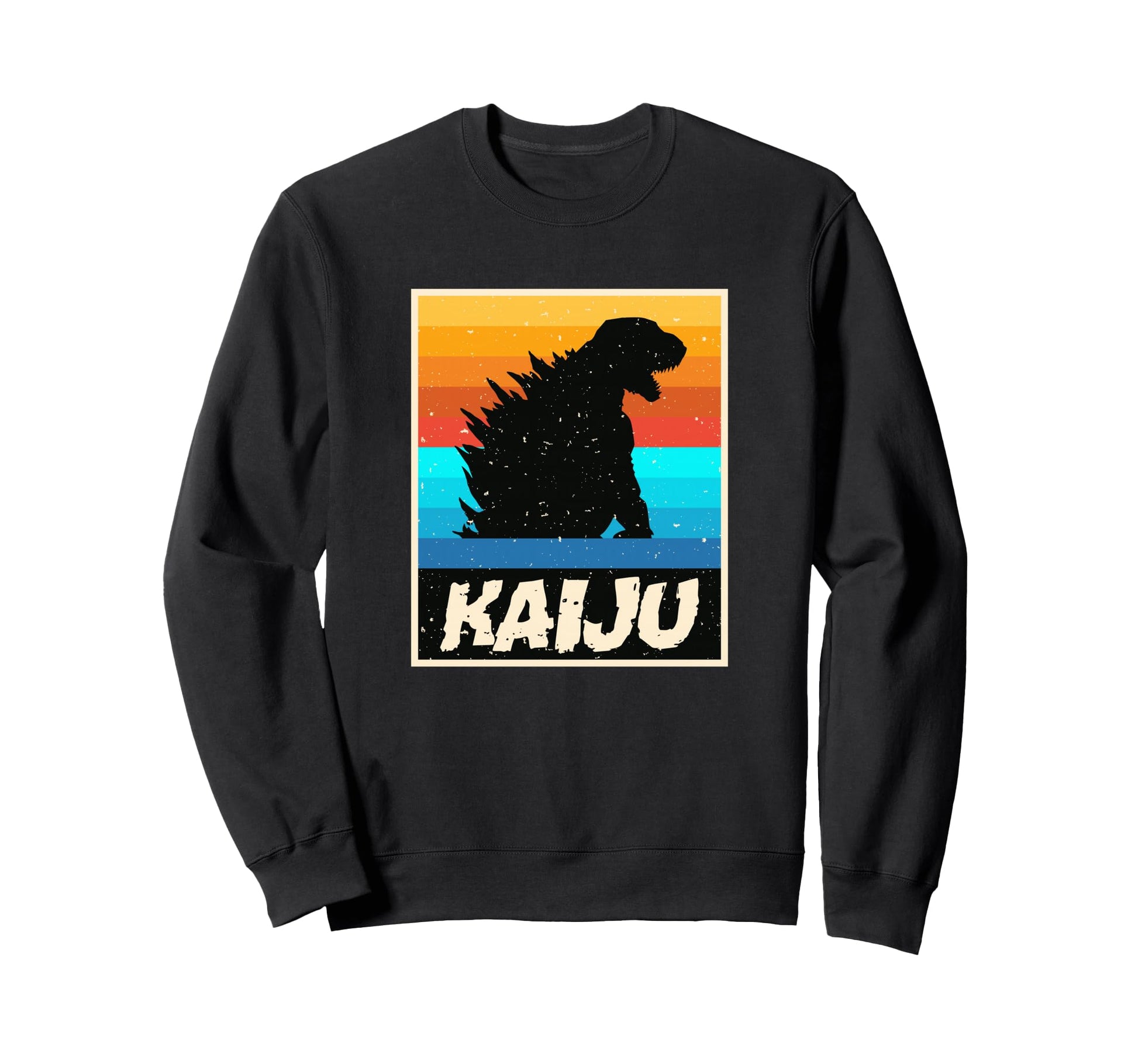Kaiju Vaporwave Aesthetic Edgy Sweatshirt - Casual Everyday Wear Men Women - T-Shirt, Sweatshirt, Hoodie