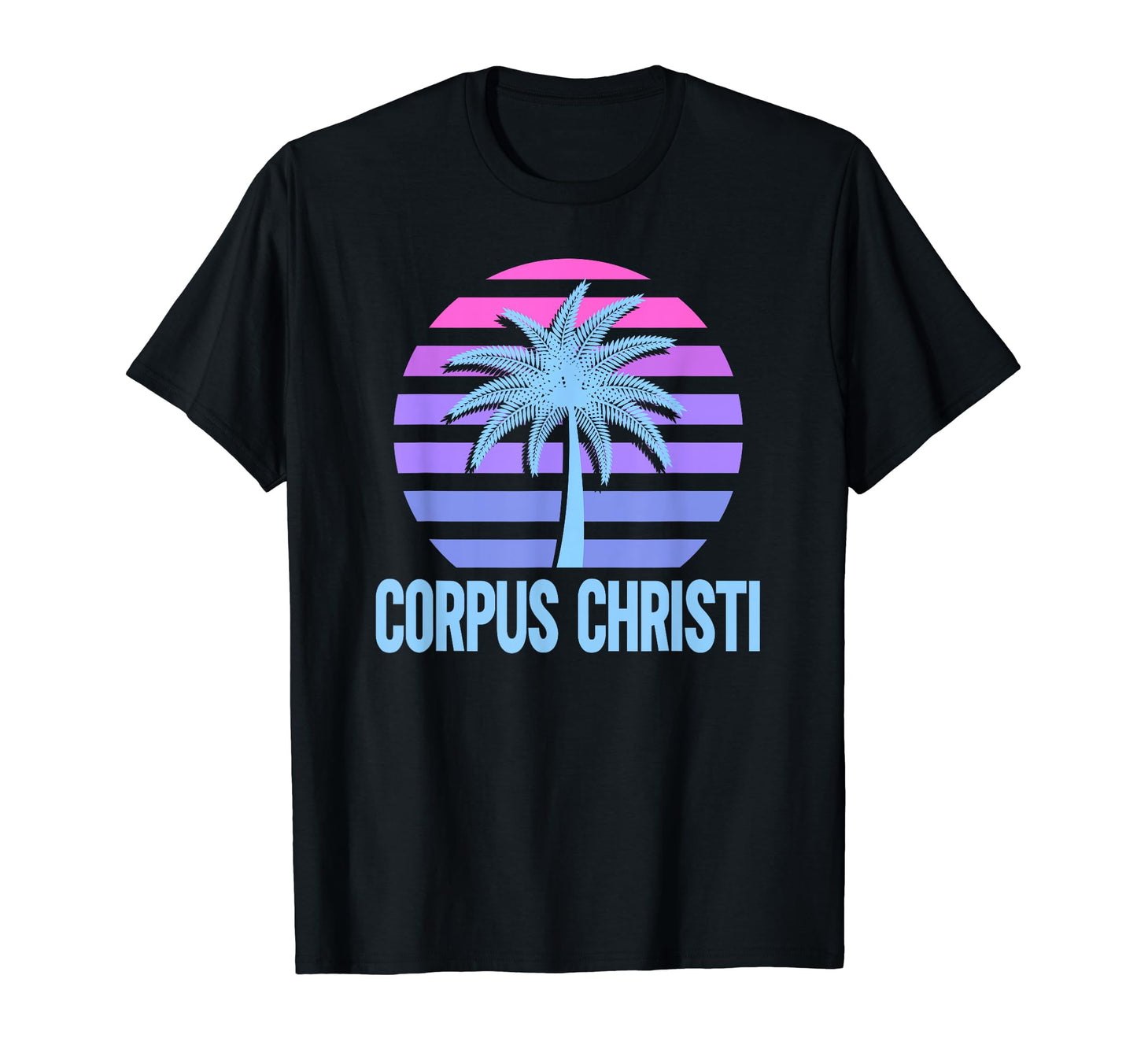 Corpus Christi Vacation Vaporwave T-Shirt - Novelty Apparel for Adults - T-Shirt, Sweatshirt, Hoodie