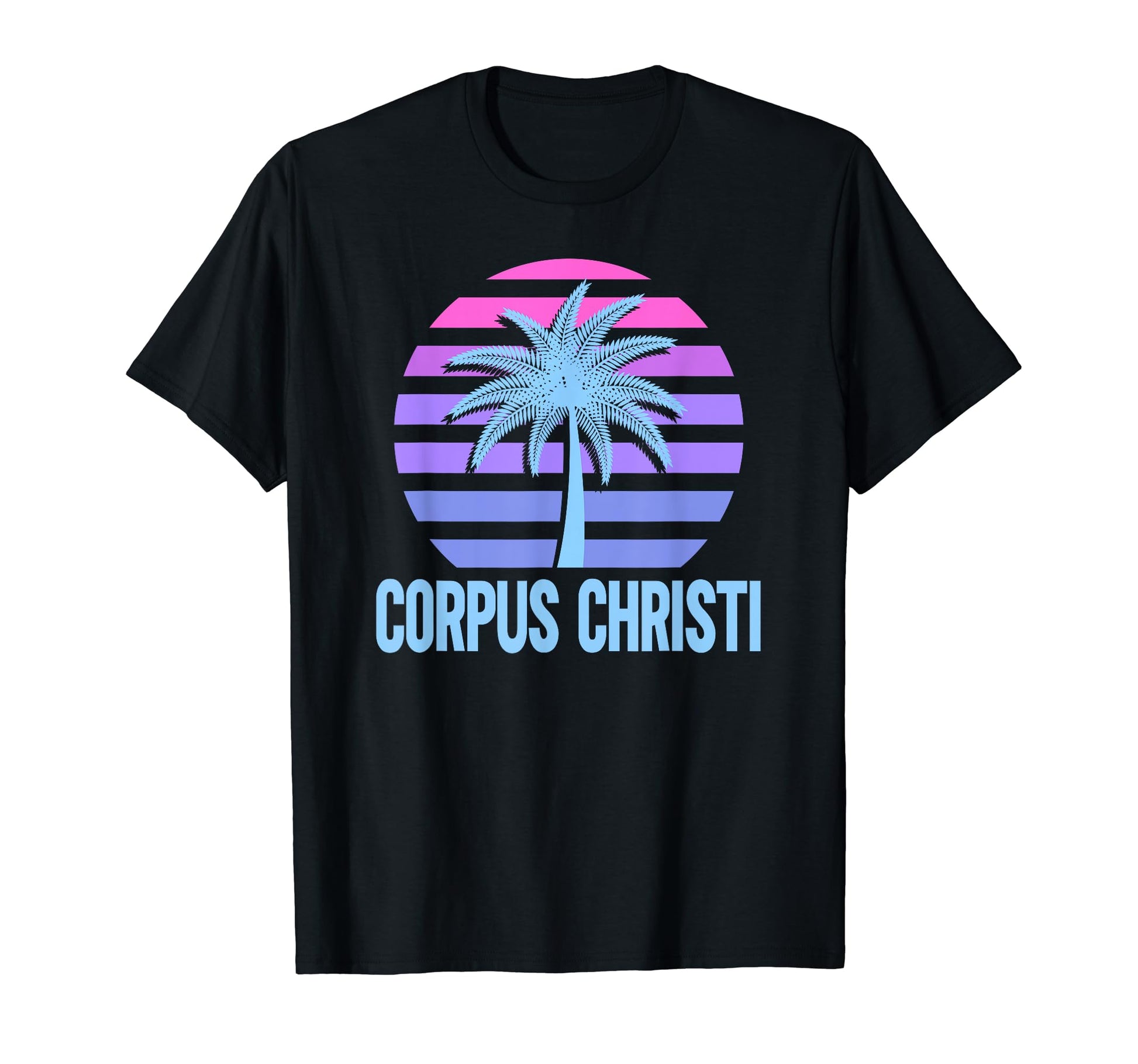 Corpus Christi Vacation Vaporwave T-Shirt - Novelty Apparel for Adults - T-Shirt, Sweatshirt, Hoodie