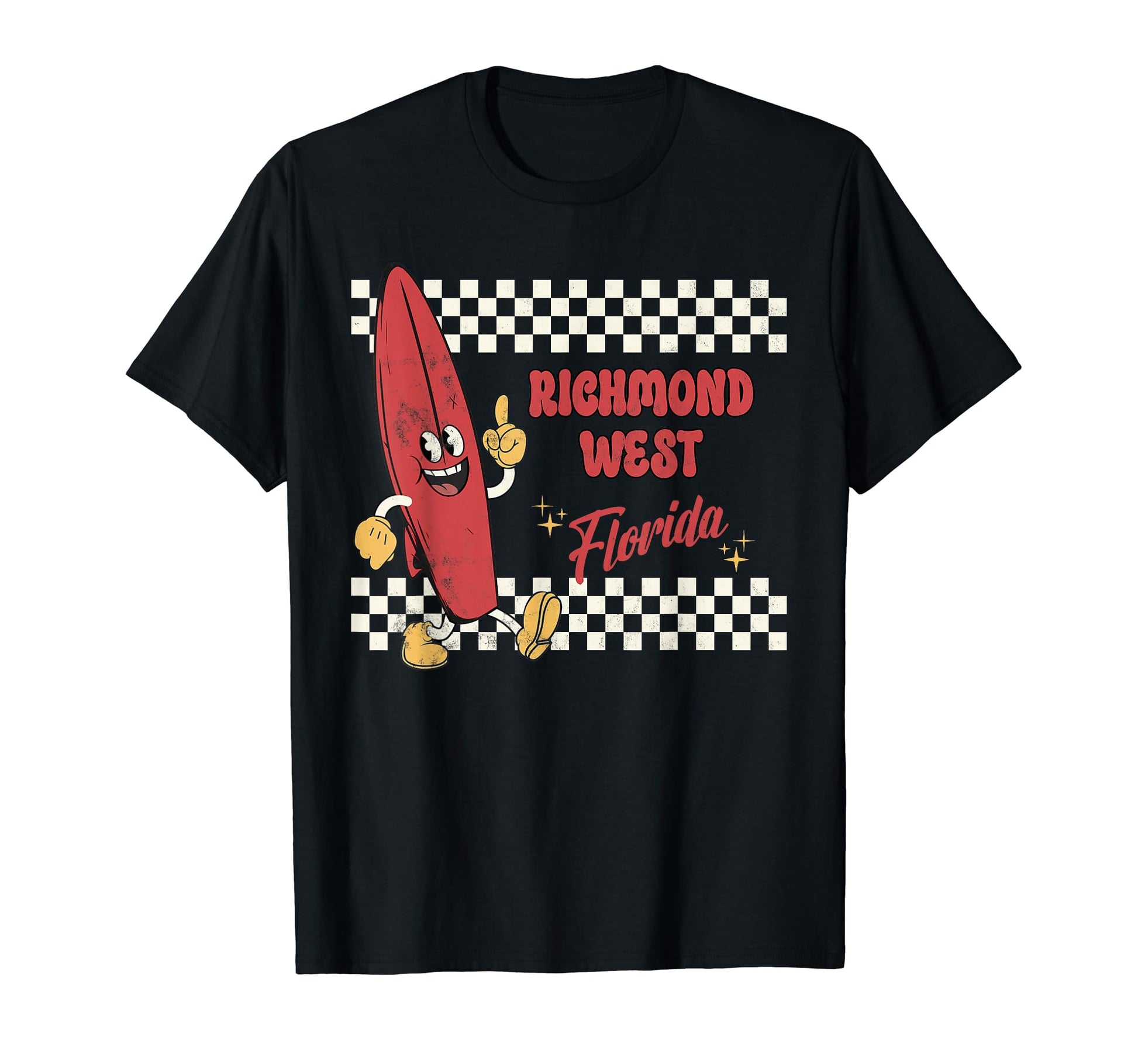 Richmond West Florida Surfer Beach T-Shirt - Custom Art Print Unisex - T-Shirt, Sweatshirt, Hoodie