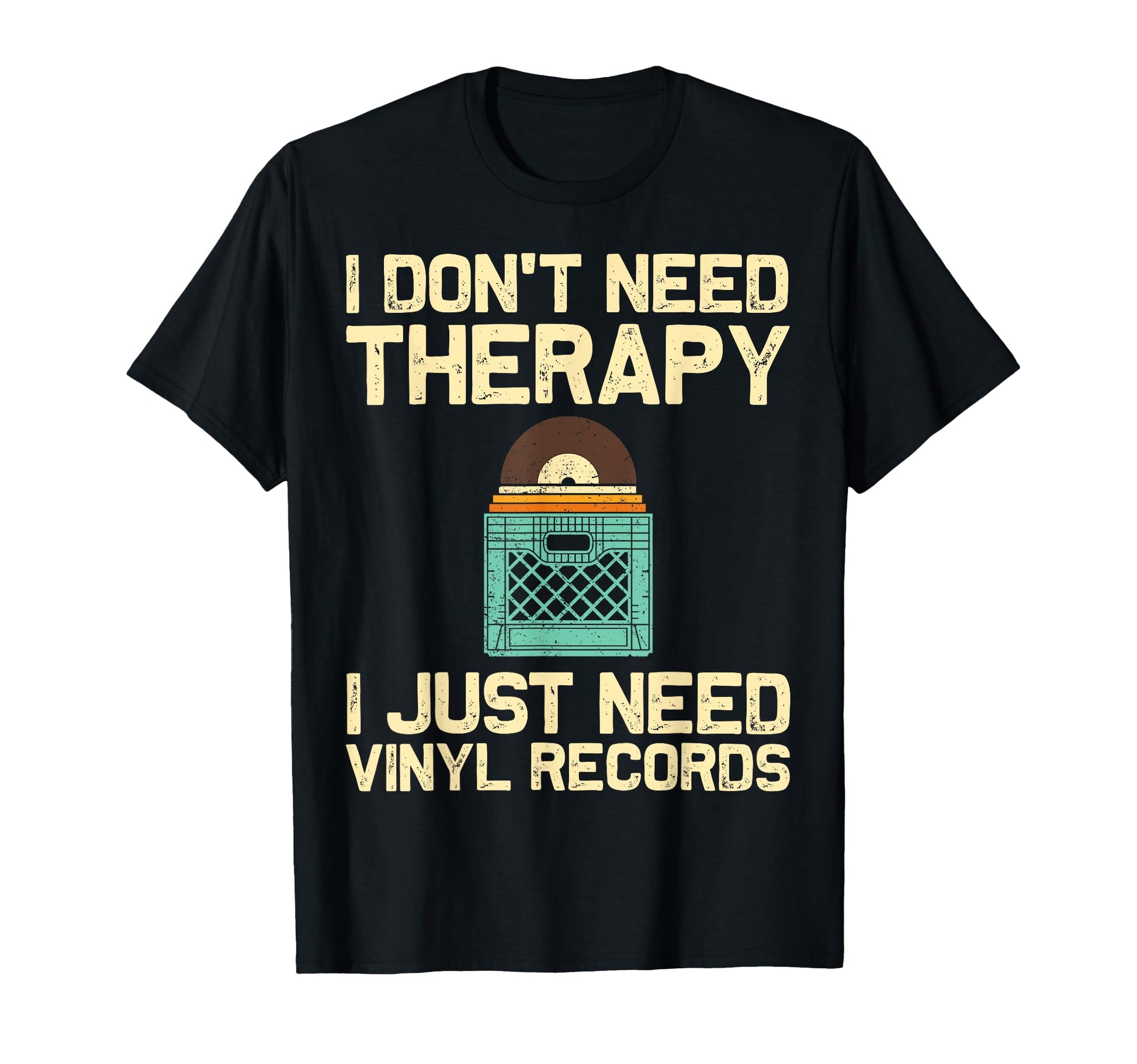 Vinyl Dj Vinyl Record Lovers Music T-Shirt - Novelty Apparel for Adults - T-Shirt, Sweatshirt, Hoodie