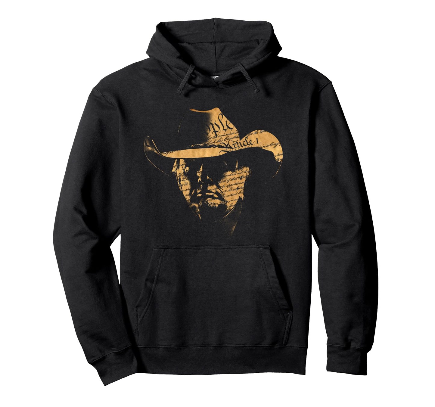 President Cowboy Constitution We People Hoodie - Trendy Graphic for Adults - T-Shirt, Sweatshirt, Hoodie