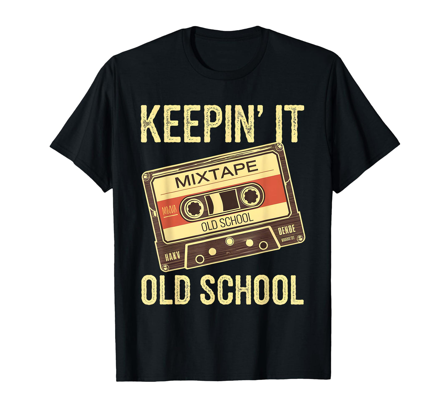 Old School Hip Hop 80S 90S Cassette Tape T-Shirt - Unique Graphic Unisex - T-Shirt, Sweatshirt, Hoodie
