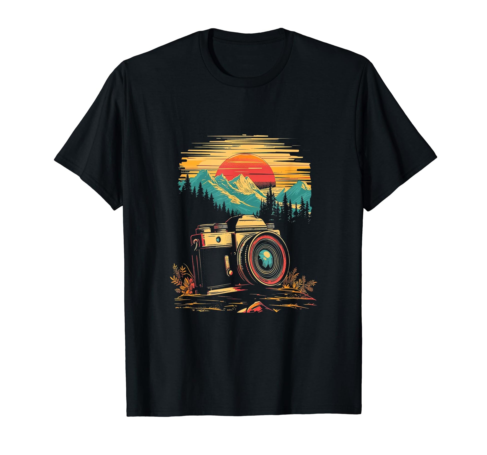 Photography Camera Mountain Nature T-Shirt - Streetwear Style Unisex - T-Shirt, Sweatshirt, Hoodie