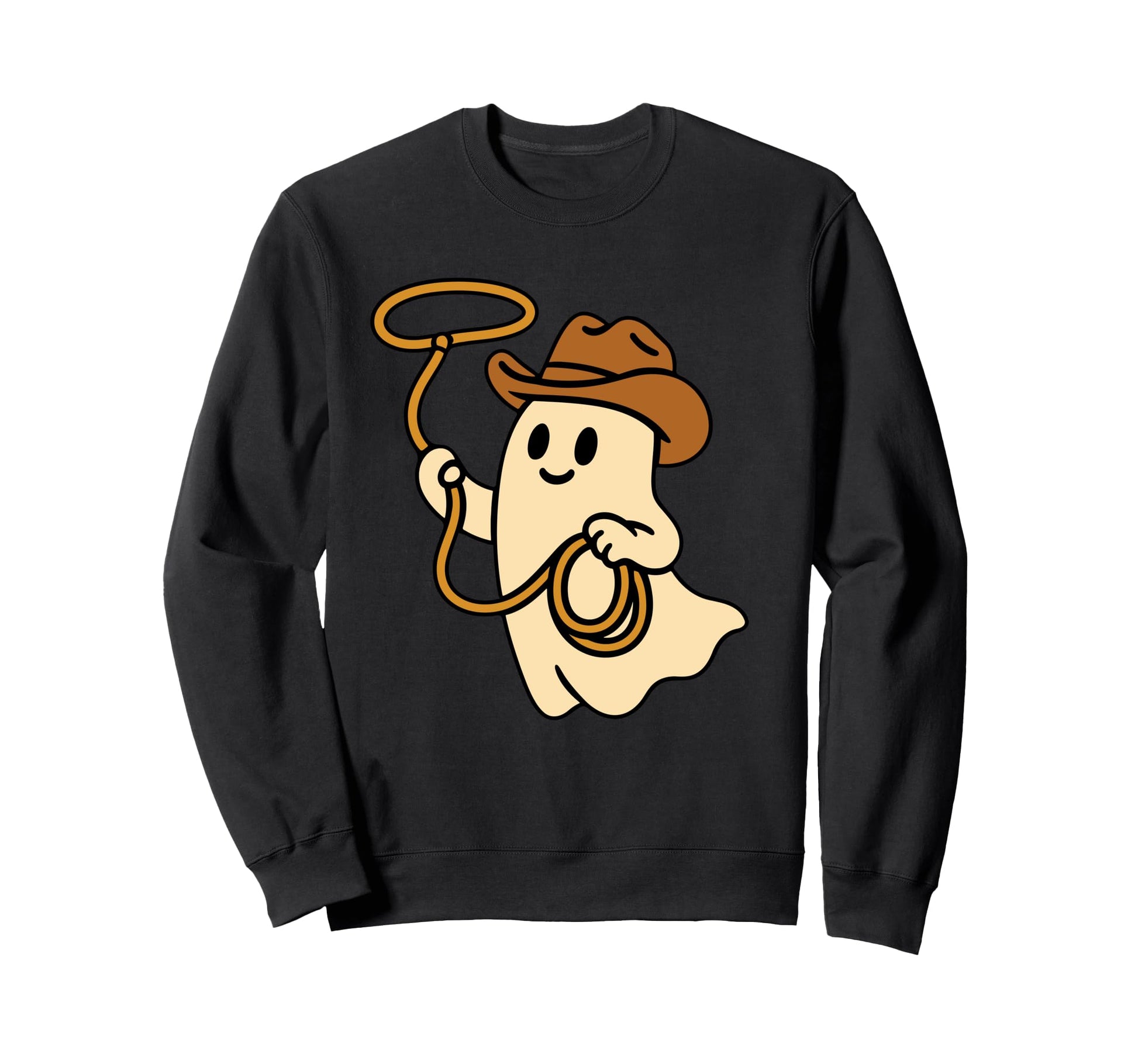 Cowboy Ghost Halloween Western Sweatshirt - Fun Novelty Design Unisex - T-Shirt, Sweatshirt, Hoodie