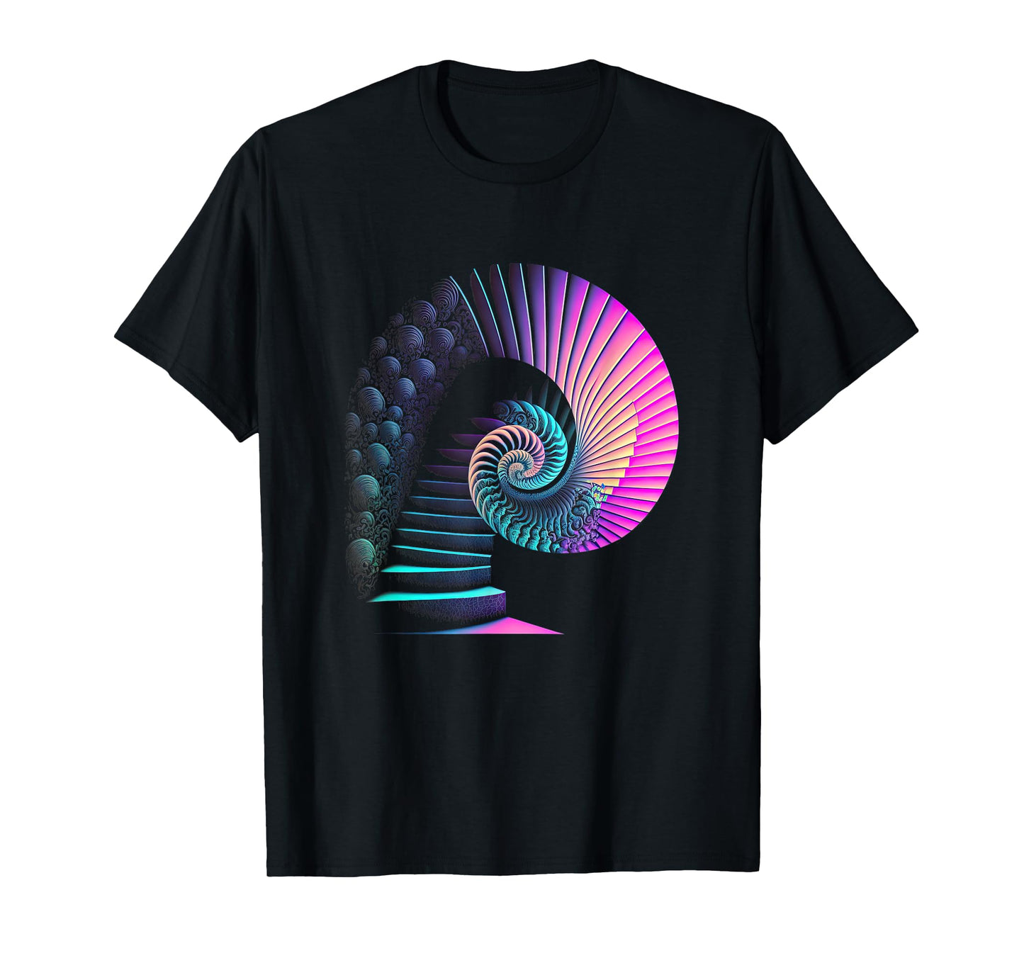 Fibonacci Vaporwave Aesthetics T-Shirt - Fun Novelty Design Men Women - T-Shirt, Sweatshirt, Hoodie