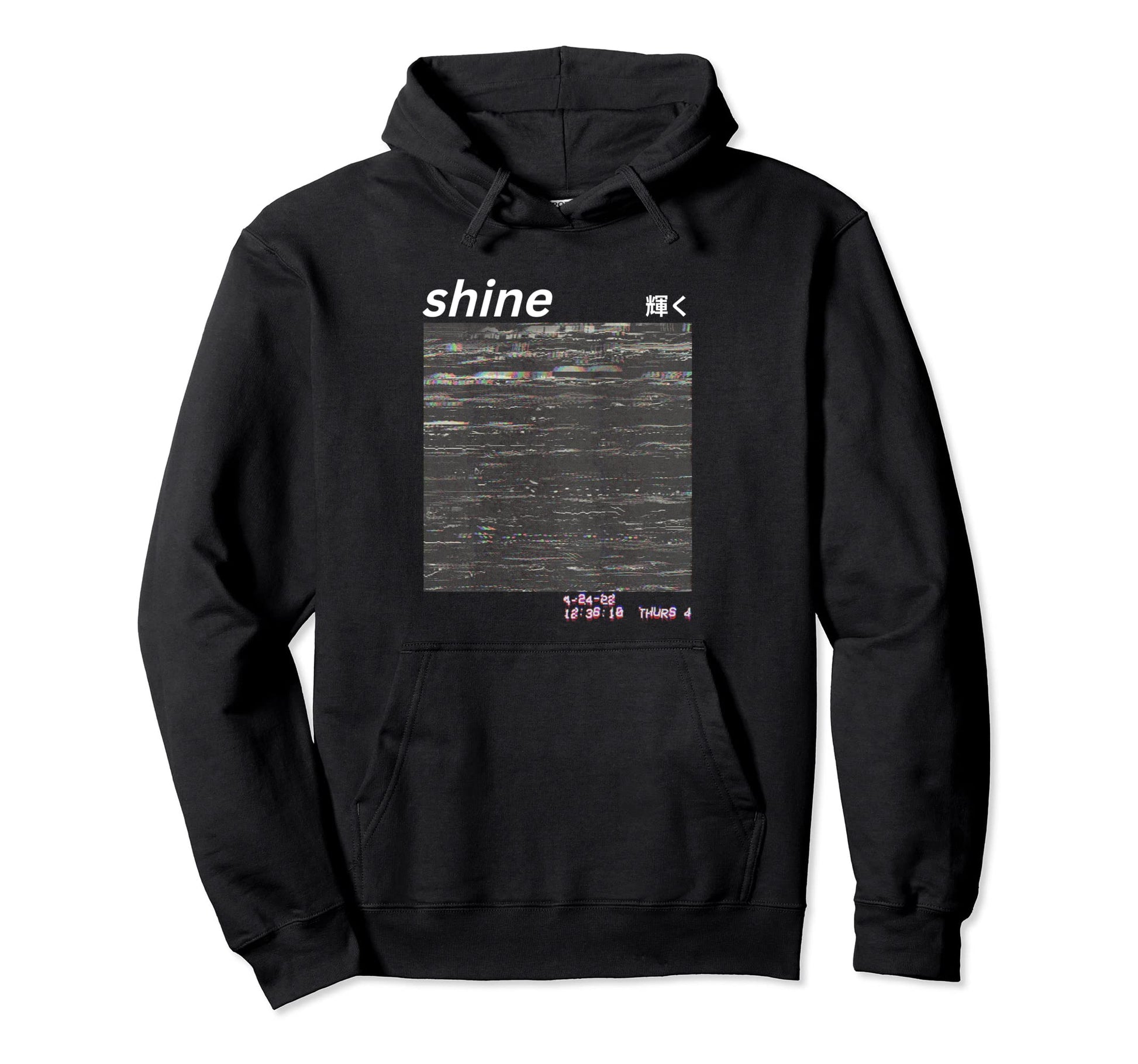 Shine Streetwear Japanese Vaporwave Hoodie - Graphic Print Unisex - T-Shirt, Sweatshirt, Hoodie