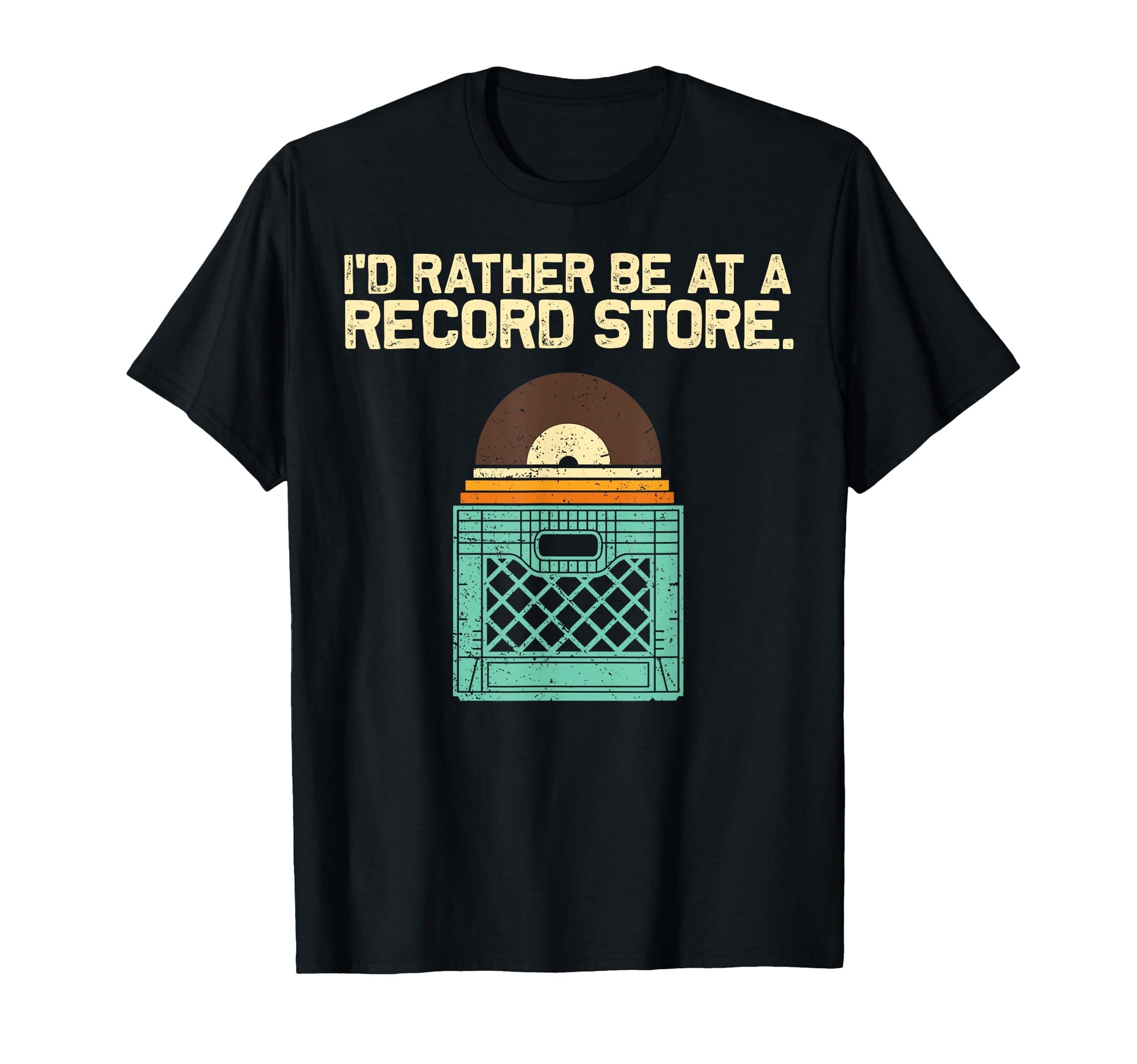 Vinyl Dj Vinyl Record Lovers Music Player T-Shirt - Graphic Print Unisex - T-Shirt, Sweatshirt, Hoodie