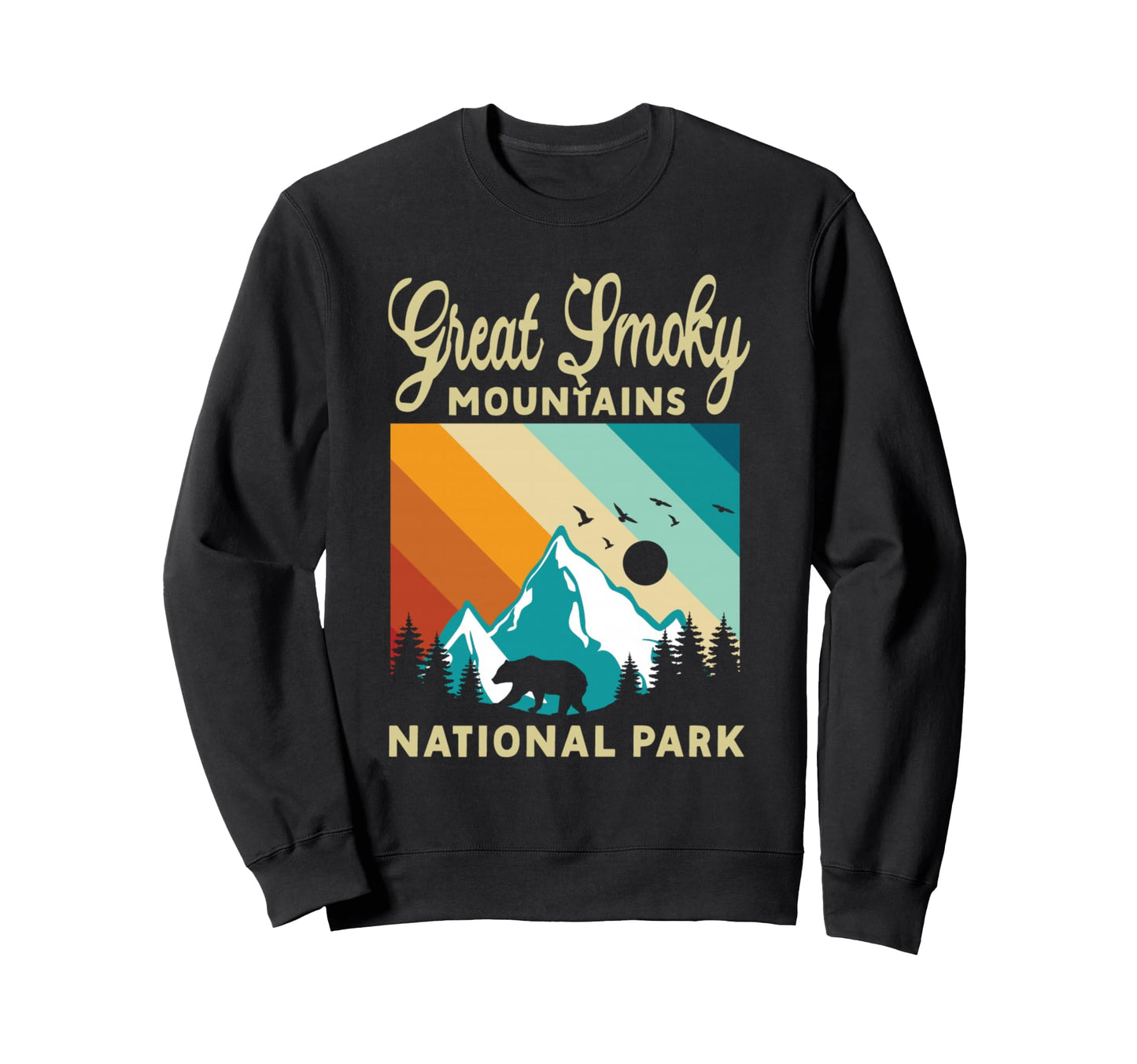 Great Smoky Mountains National Park Sweatshirt - Unique Graphic Men Women - T-Shirt, Sweatshirt, Hoodie