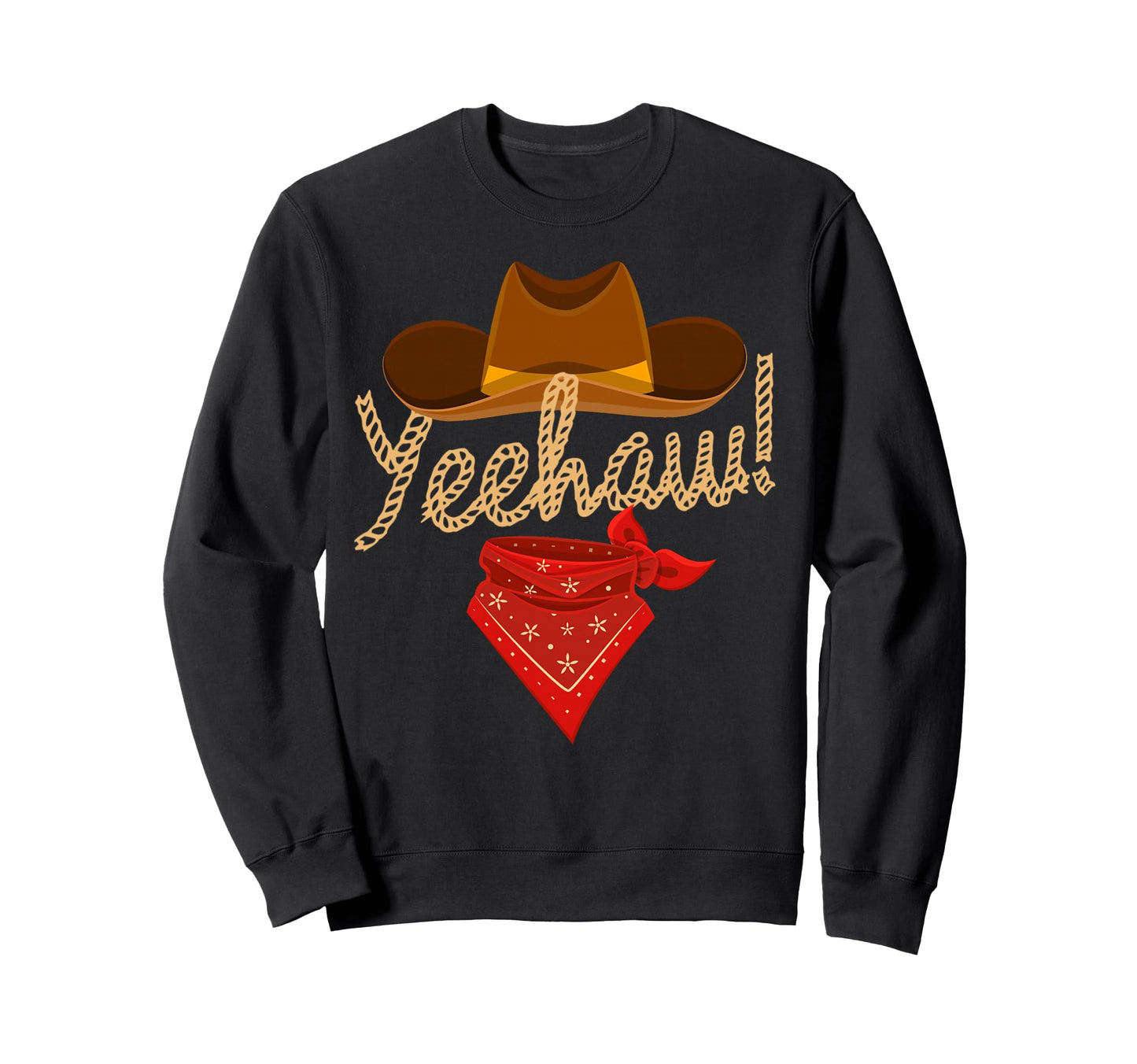 Yeehaw Western Country Howdy Sweatshirt - Trendy Graphic for Adults - T-Shirt, Sweatshirt, Hoodie