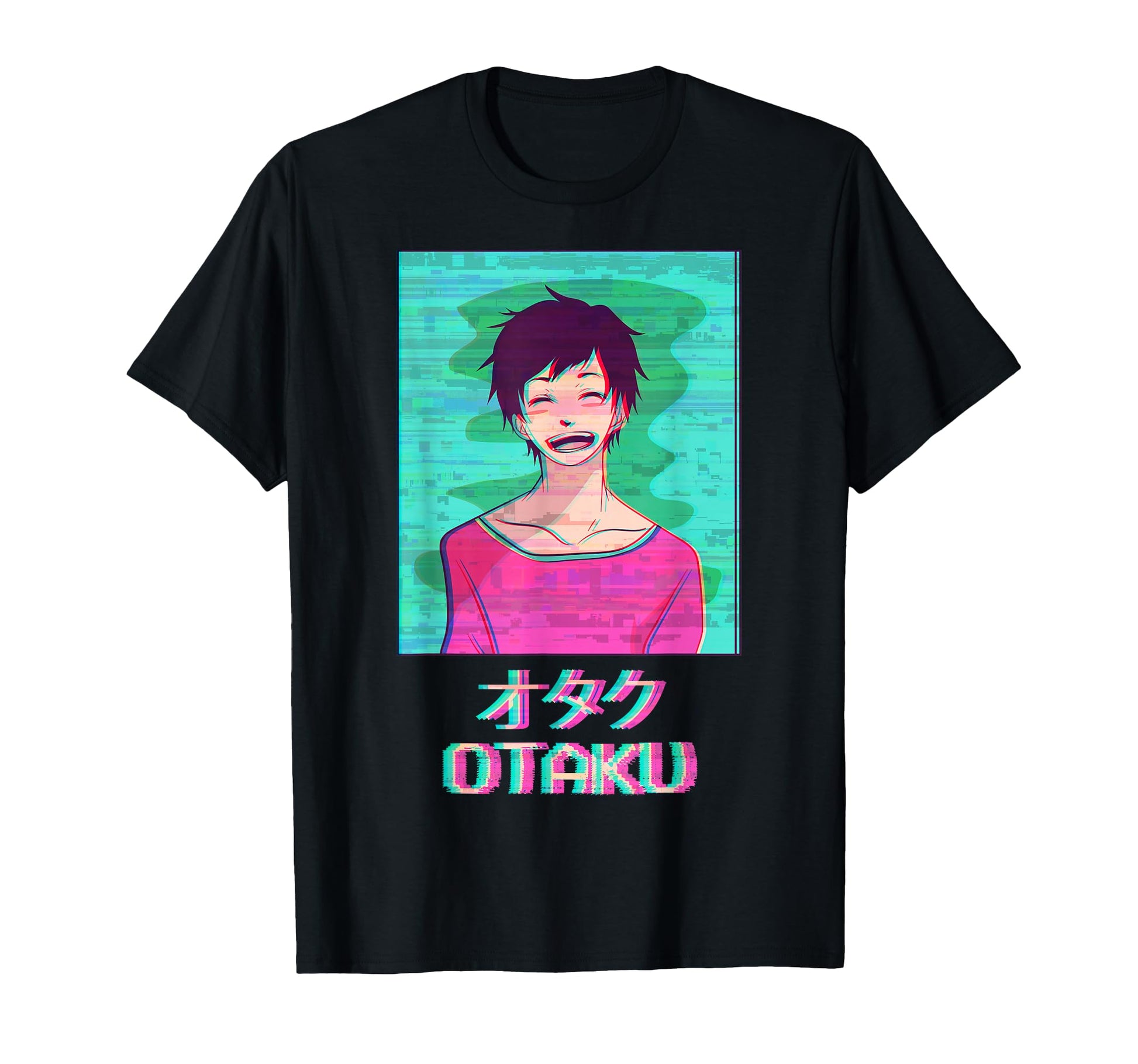 Otaku Anime Japanese Vaporwave Aesthetic T-Shirt - Streetwear Style Unisex - T-Shirt, Sweatshirt, Hoodie