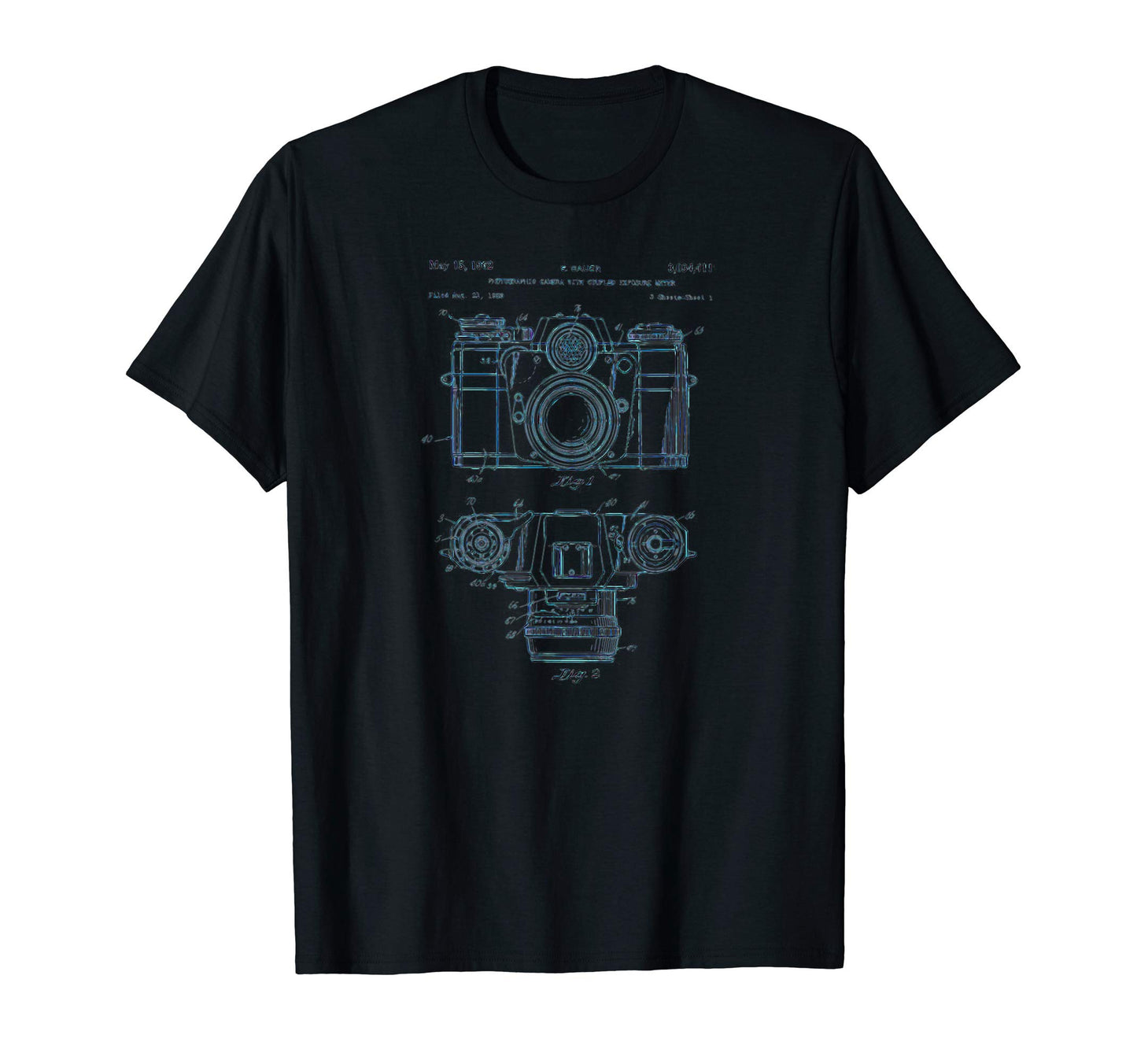 Photography Lover Gift Camera Patent T-Shirt - Unique Graphic Unisex - T-Shirt, Sweatshirt, Hoodie