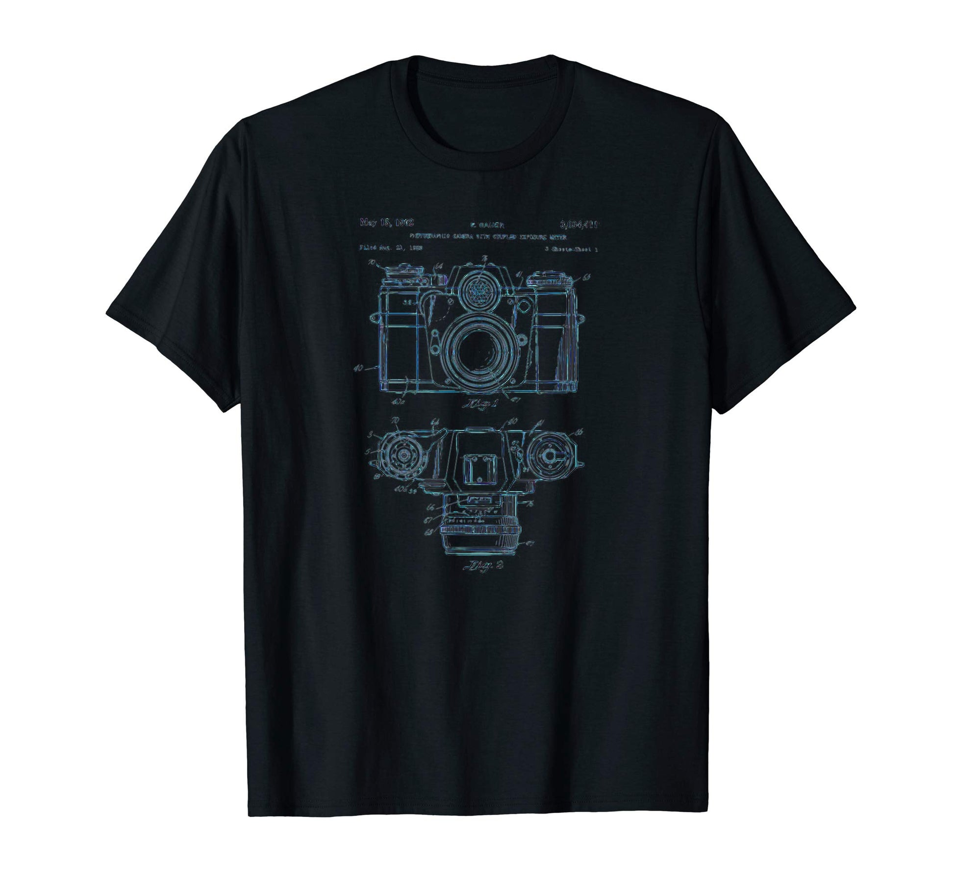 Photography Lover Gift Camera Patent T-Shirt - Unique Graphic Unisex - T-Shirt, Sweatshirt, Hoodie