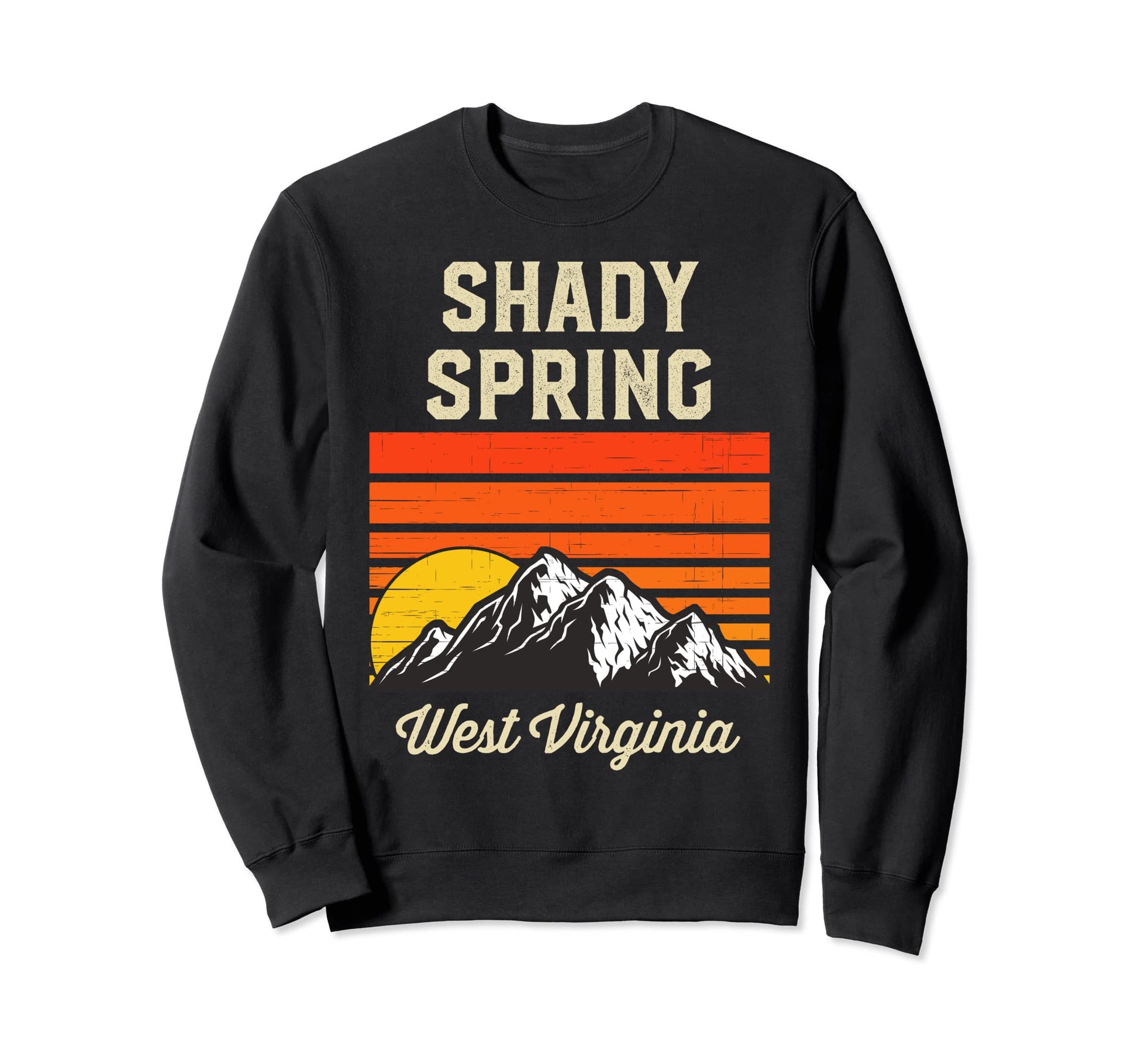 Shady Spring West Virginia City State Sweatshirt - Graphic Print Men Women - T-Shirt, Sweatshirt, Hoodie