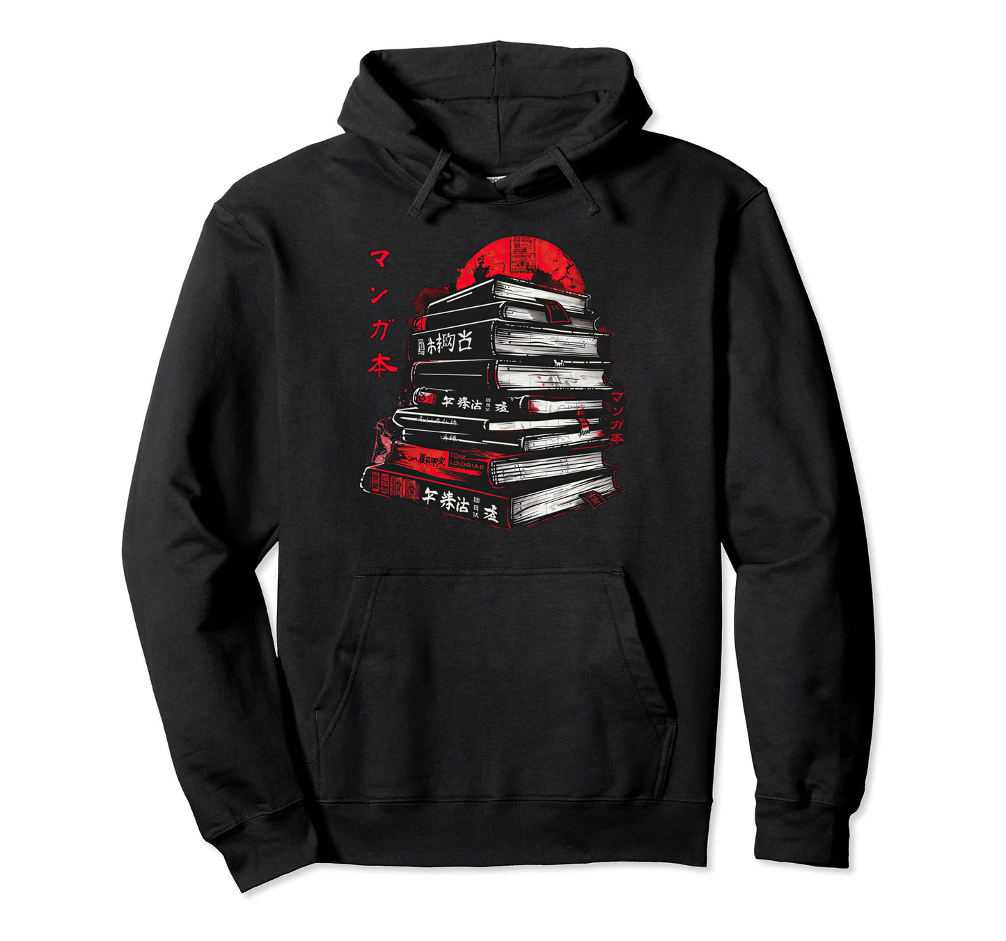 Japanese Aesthetic Manga Books Otaku Reader Hoodie - Novelty Apparel Unisex - T-Shirt, Sweatshirt, Hoodie