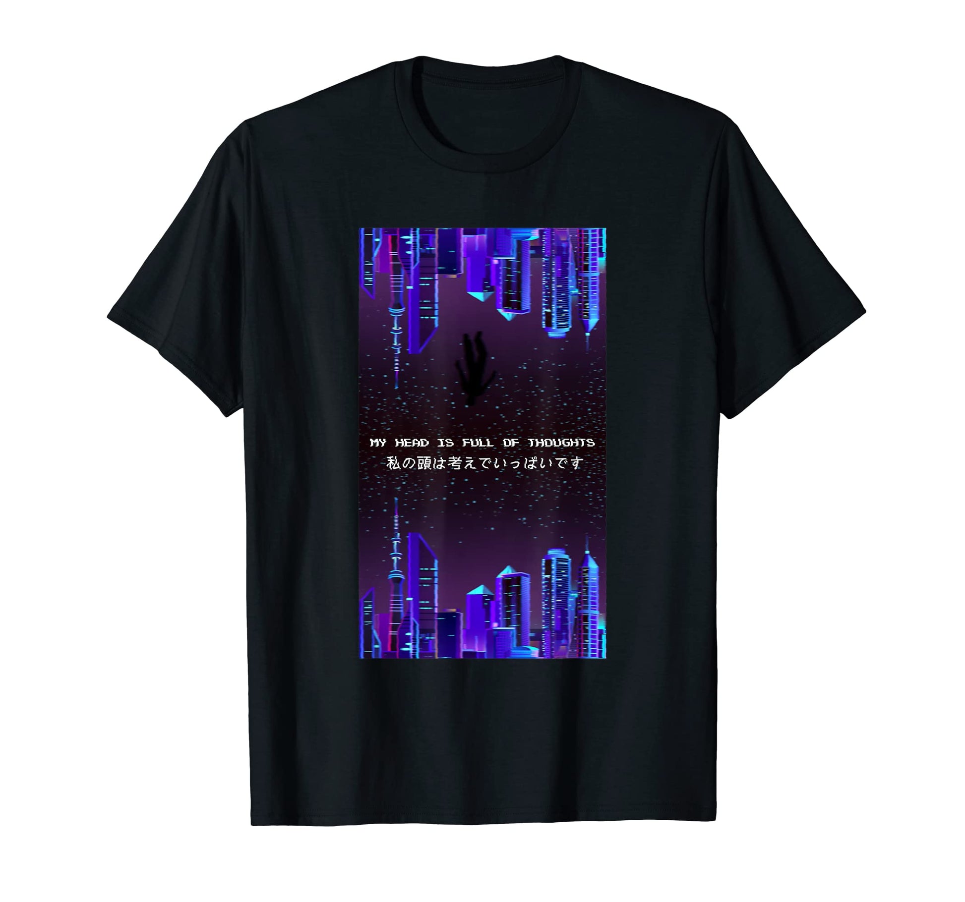 My Head Is Full Thoughts Aesthetic T-Shirt - Trendy Graphic Unisex - T-Shirt, Sweatshirt, Hoodie