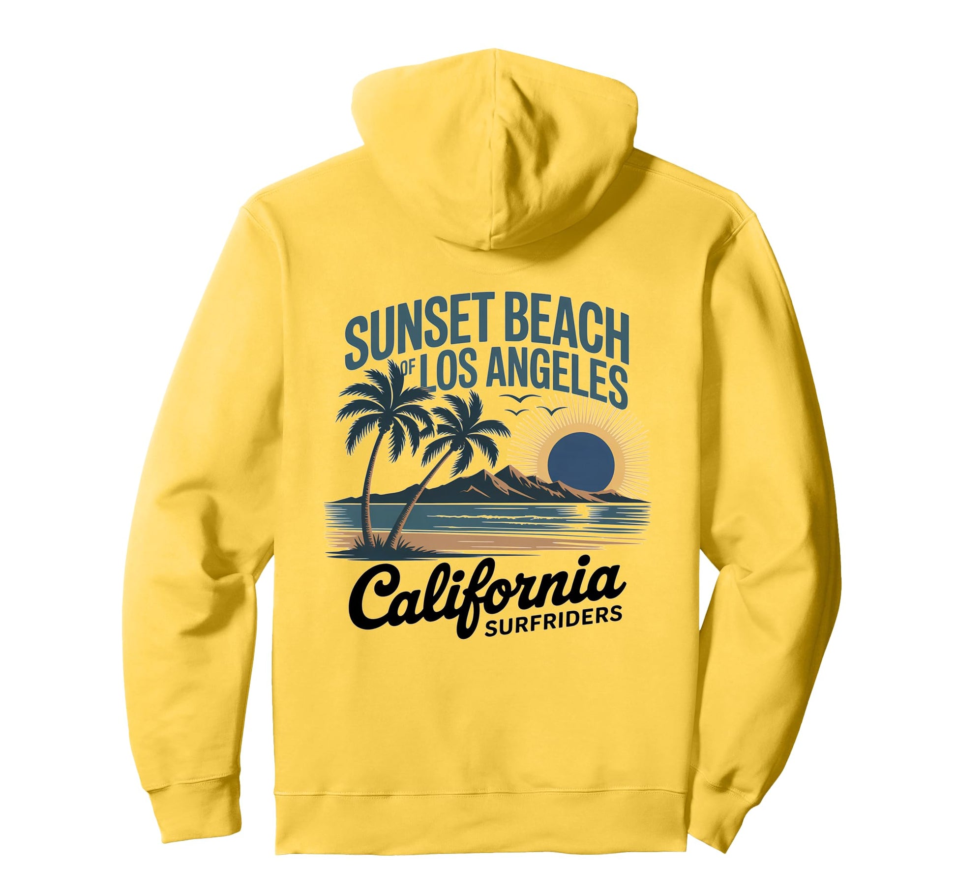 Ocean West Coast California Beach Summer Hoodie - Minimalist Print Unisex - T-Shirt, Sweatshirt, Hoodie