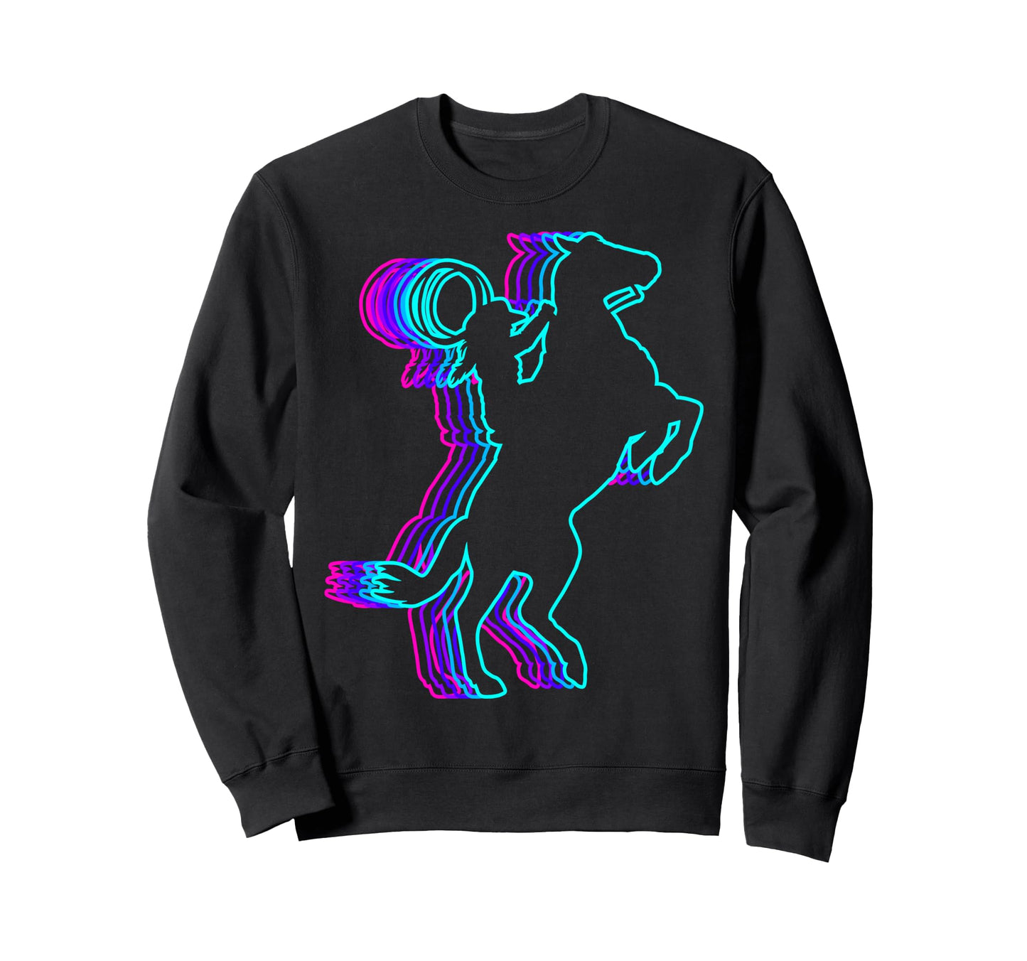 Rodeo Barrel Racer Barrel Racing Sweatshirt - Custom Art Print Men Women - T-Shirt, Sweatshirt, Hoodie
