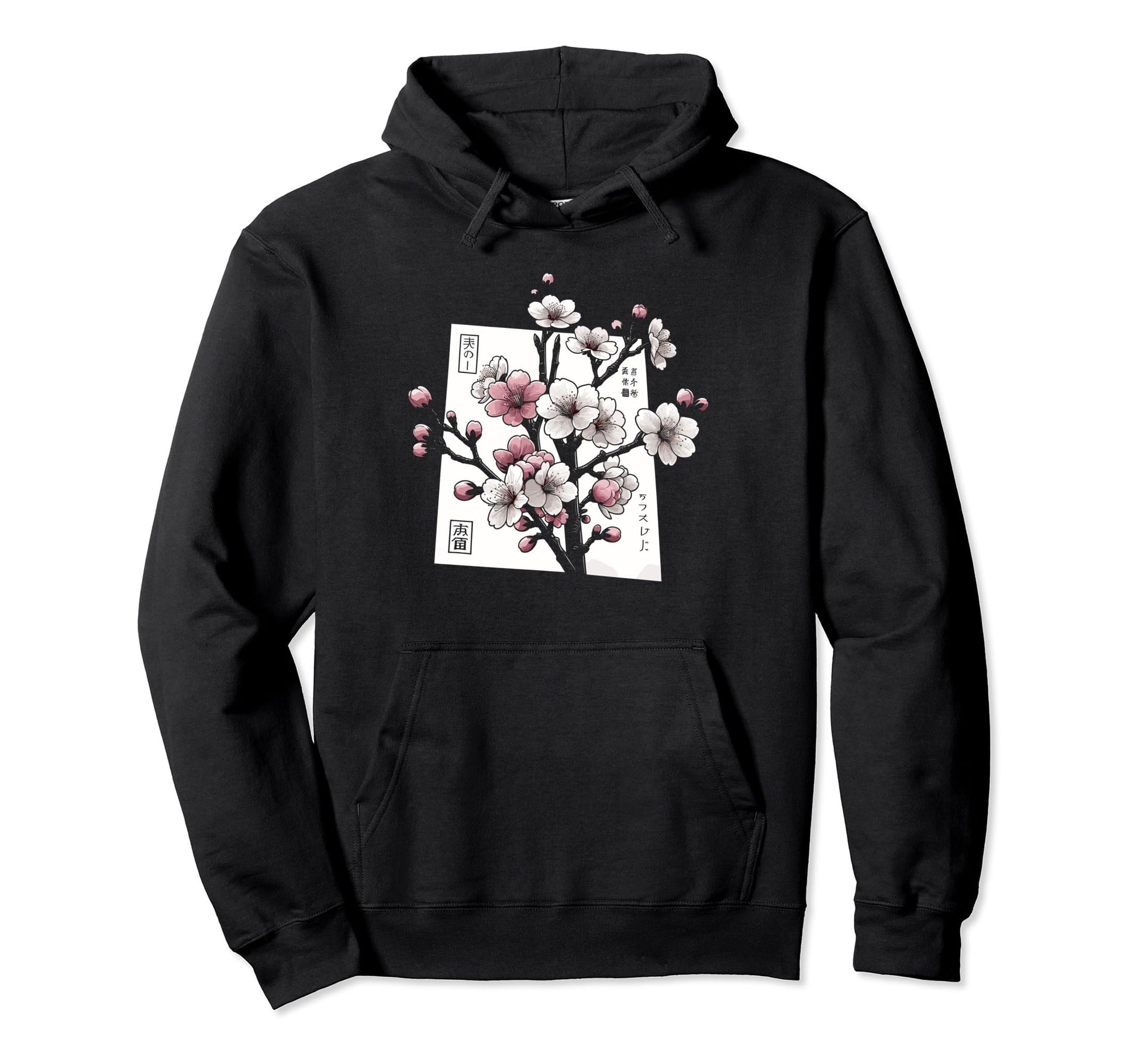 Cherry Blossom Tree Japanese Hoodie - Casual Everyday Wear Men Women - T-Shirt, Sweatshirt, Hoodie