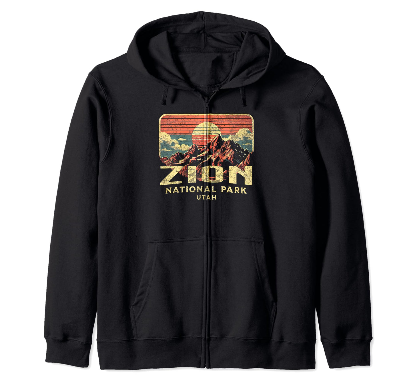 Zion National Park Utah Usa Outdoor Sweatshirt - Unique Graphic Men Women - T-Shirt, Sweatshirt, Hoodie
